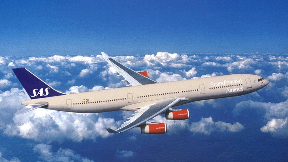 Авиационна фотография Boeing SAS Тапет