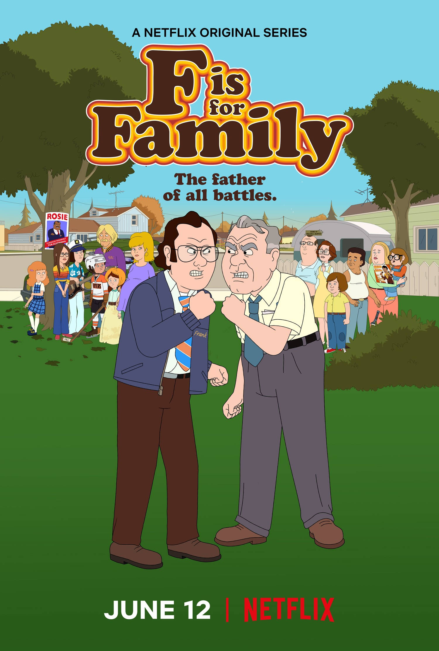 Американски телевизионен сериал „F Is For Family“ Тапет