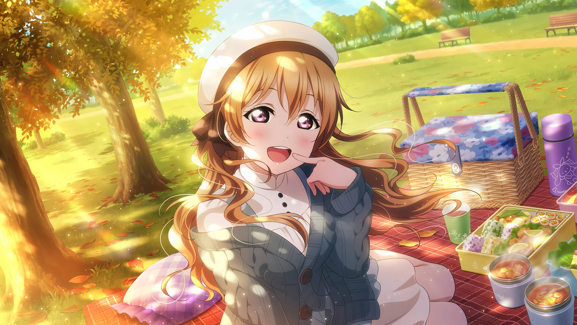 Аниме Love Live Ханайо тапет