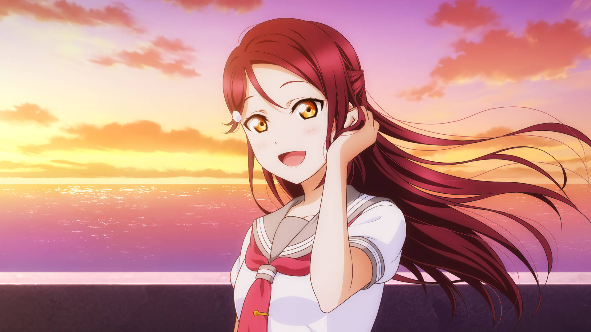 Аниме Love Live Umi Тапет