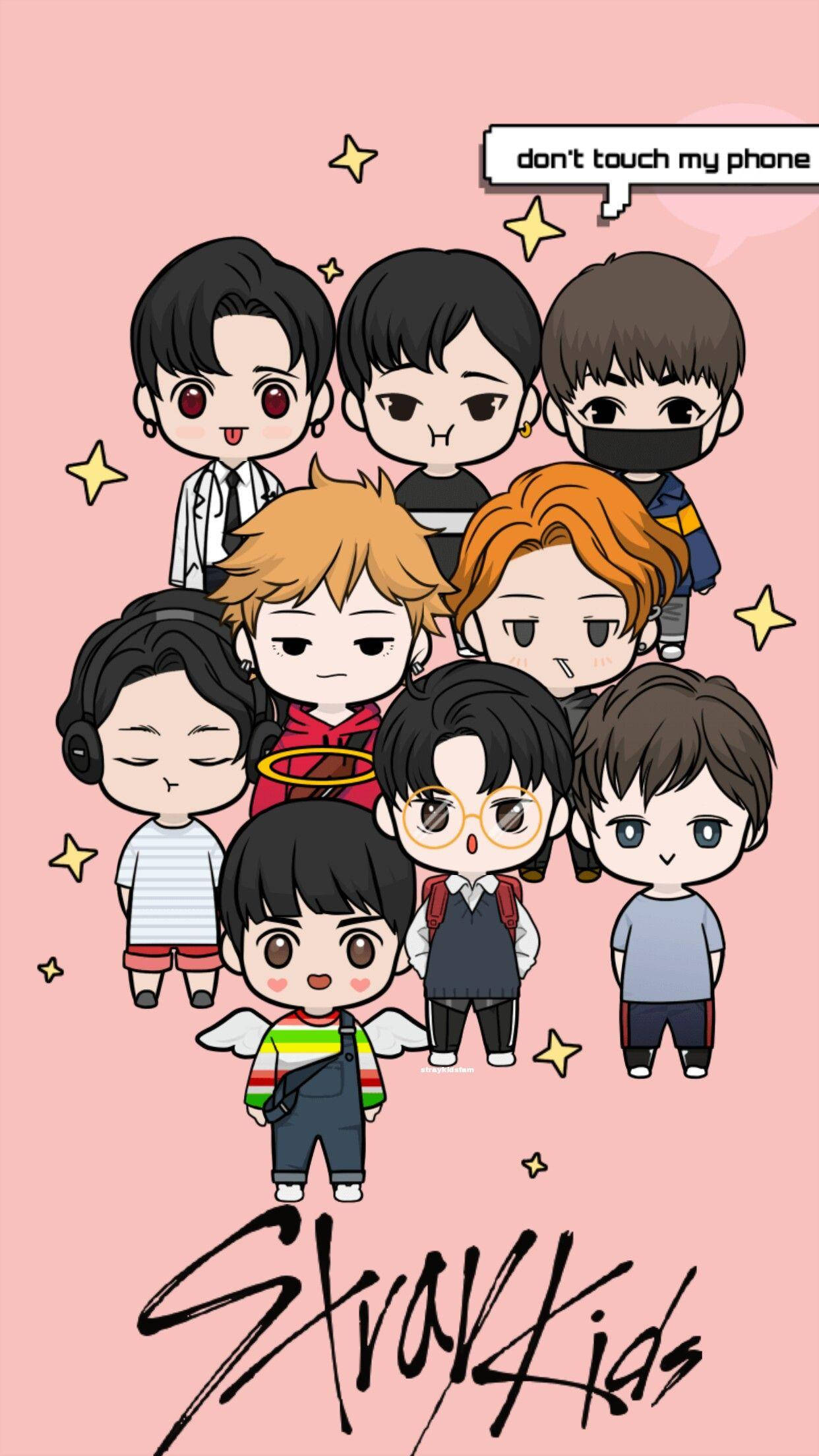 Аниме Stray Kids Тапет