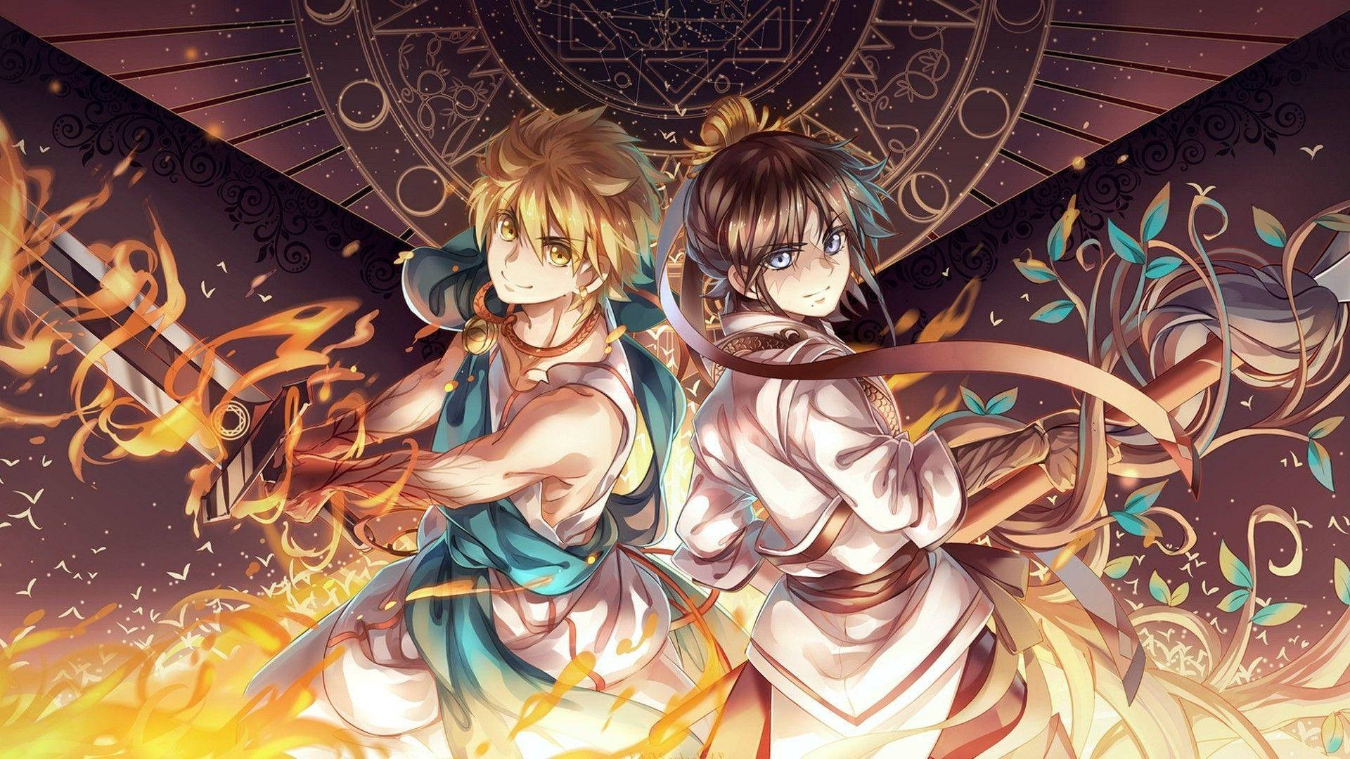 Аниме герои Magi Тапет
