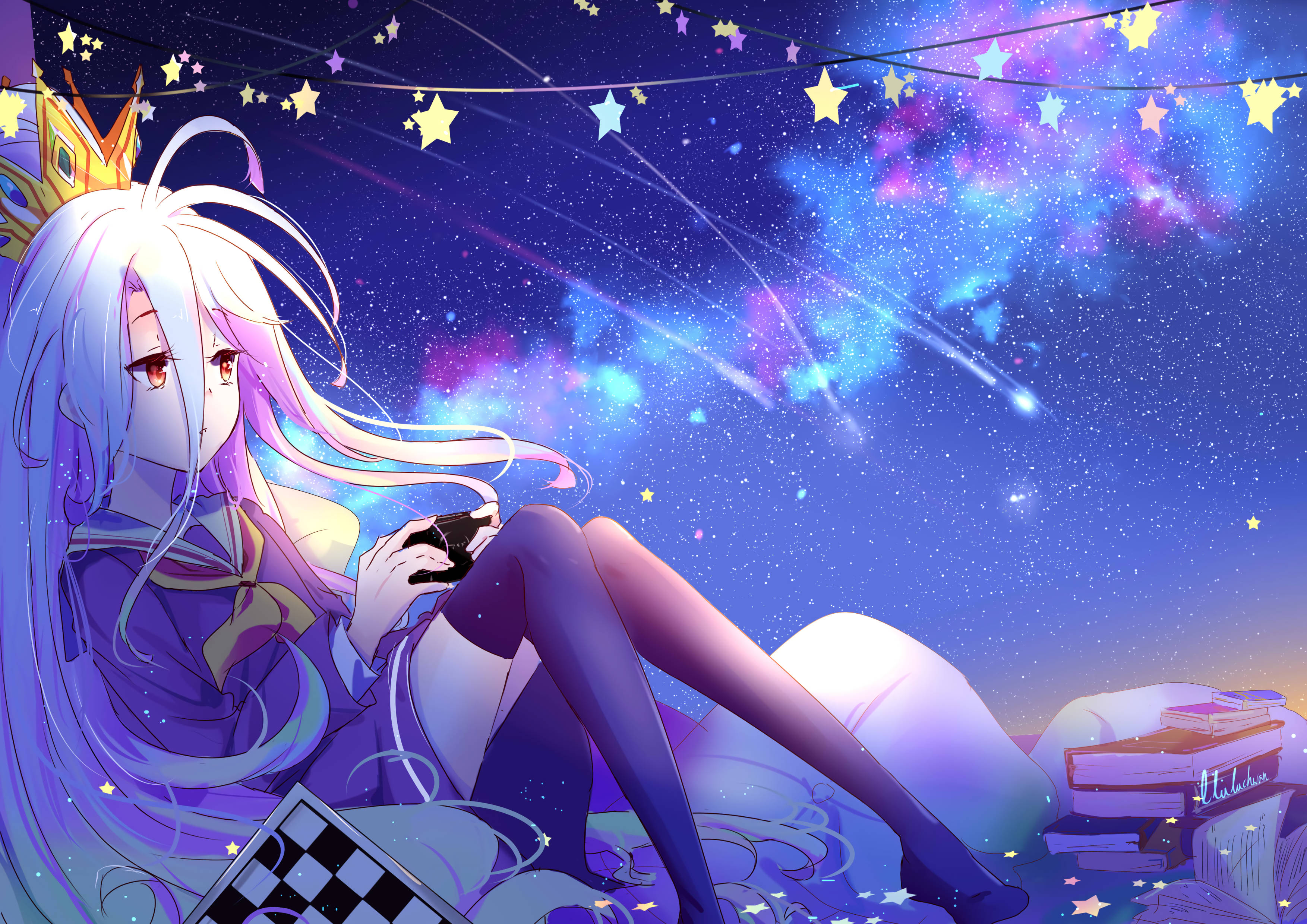 Аниме герои No Game No Life Тапет