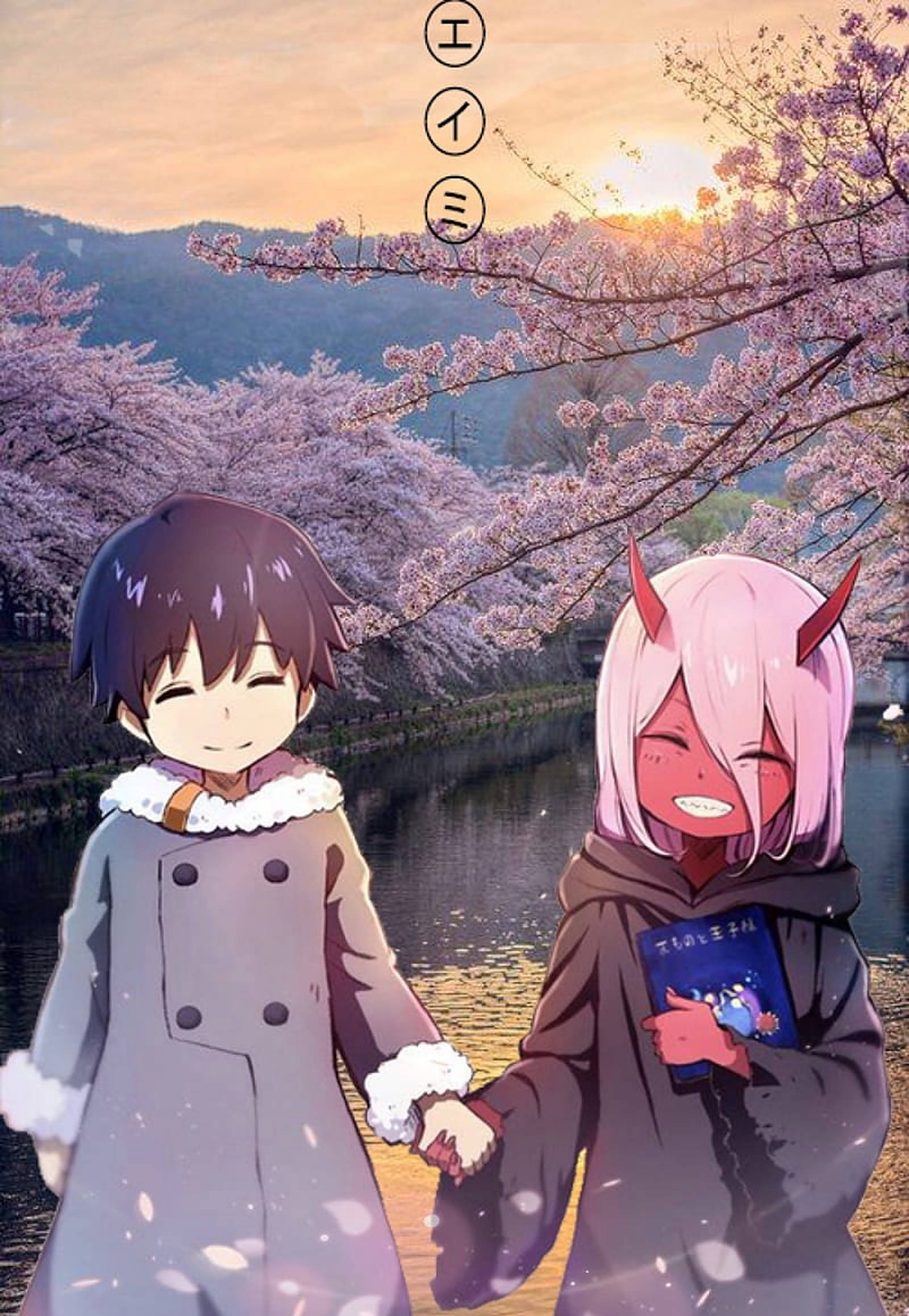 Аниме деца Darling in the Franxx Тапет