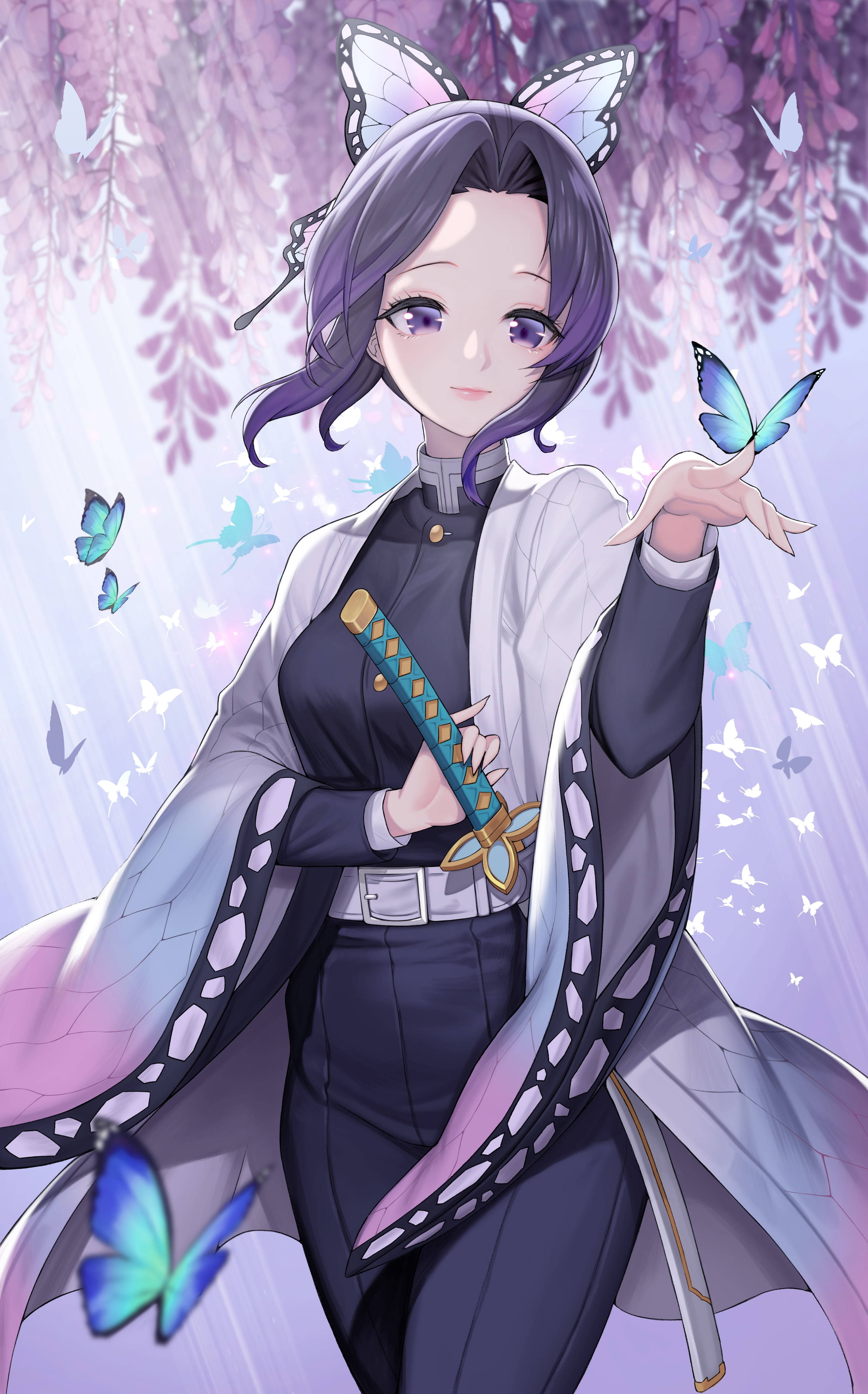 Аниме заключен екран Shinobu Oshino Тапет