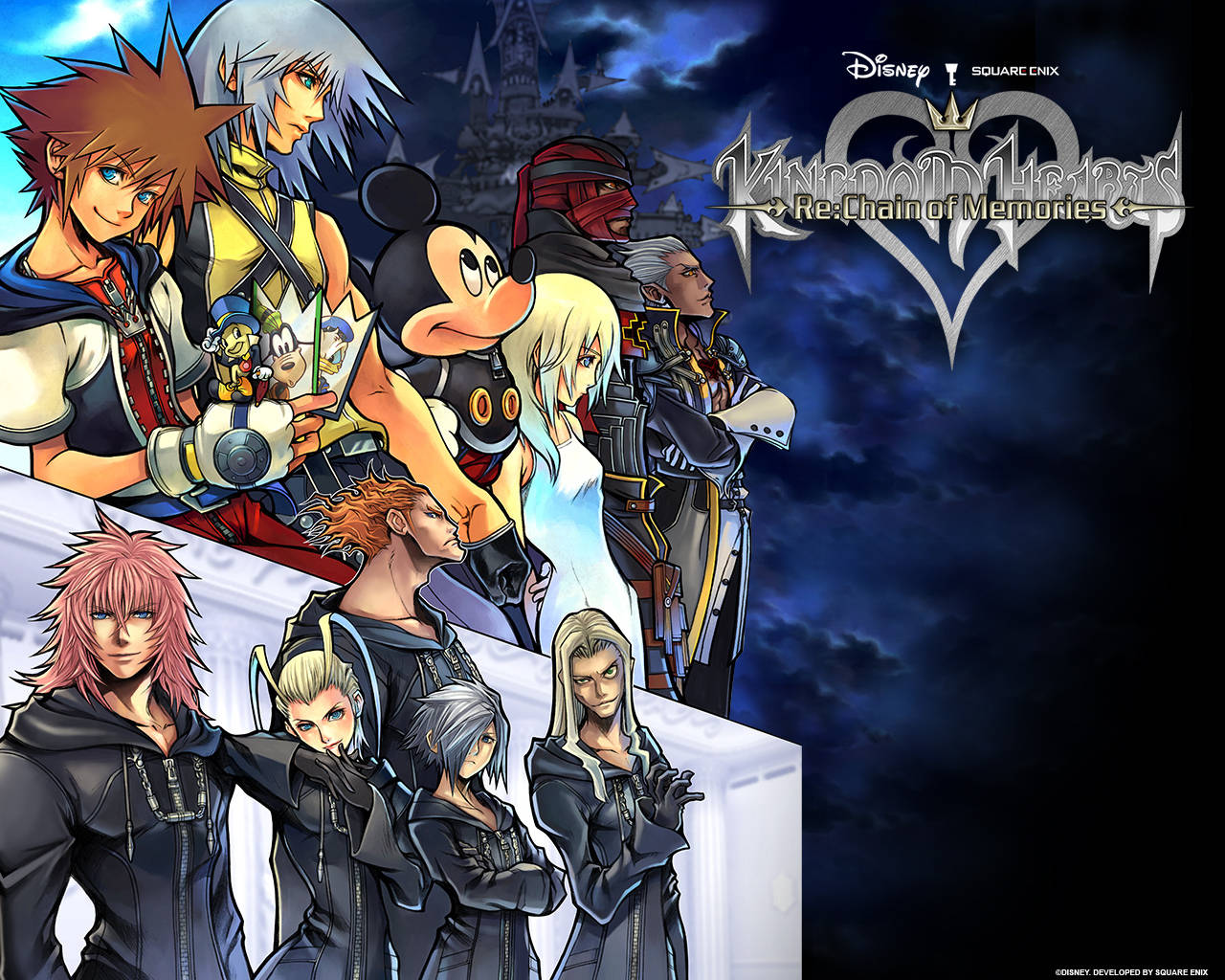 Арт творба с лого на Kingdom Heart