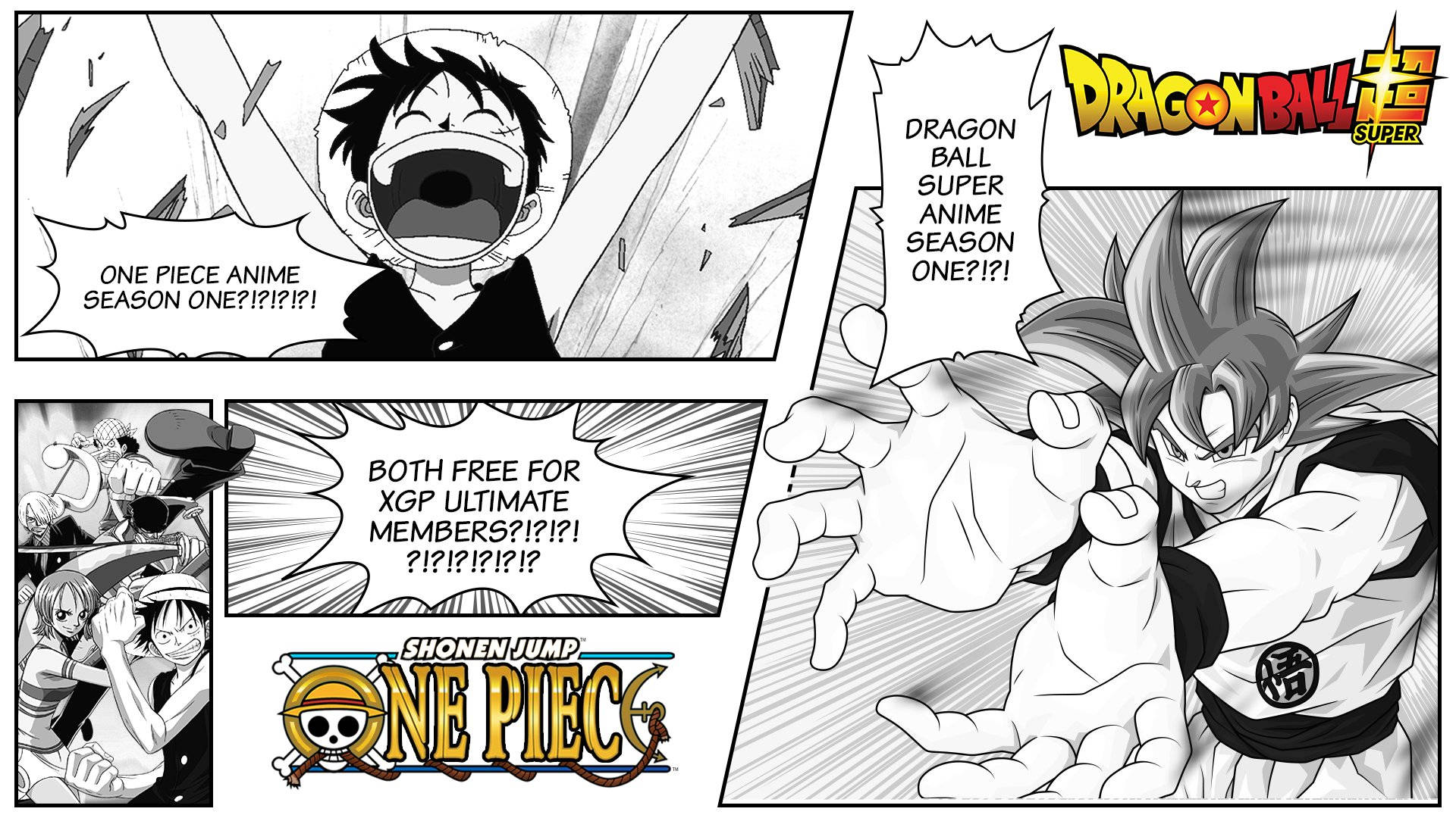 Банер Shonen Jump с манга панел Тапет