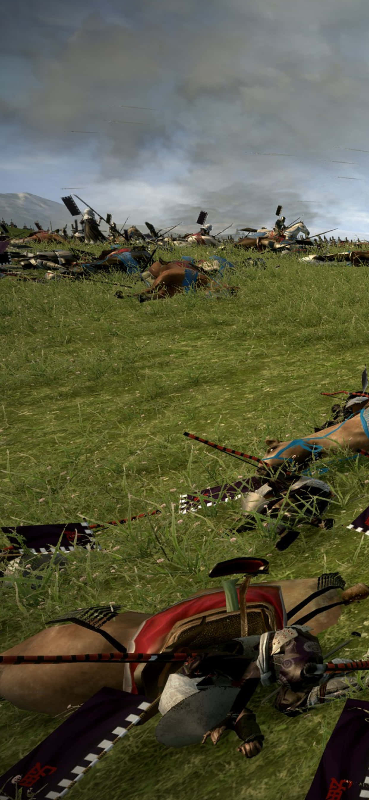 Битка на живот и смърт с Total War Attila на твоя iPhone Xs Max Тапет