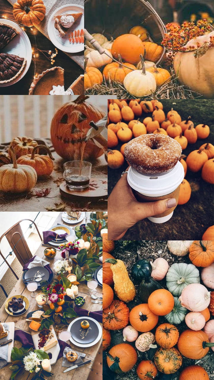 Благодарствена естетична колаж Тапет