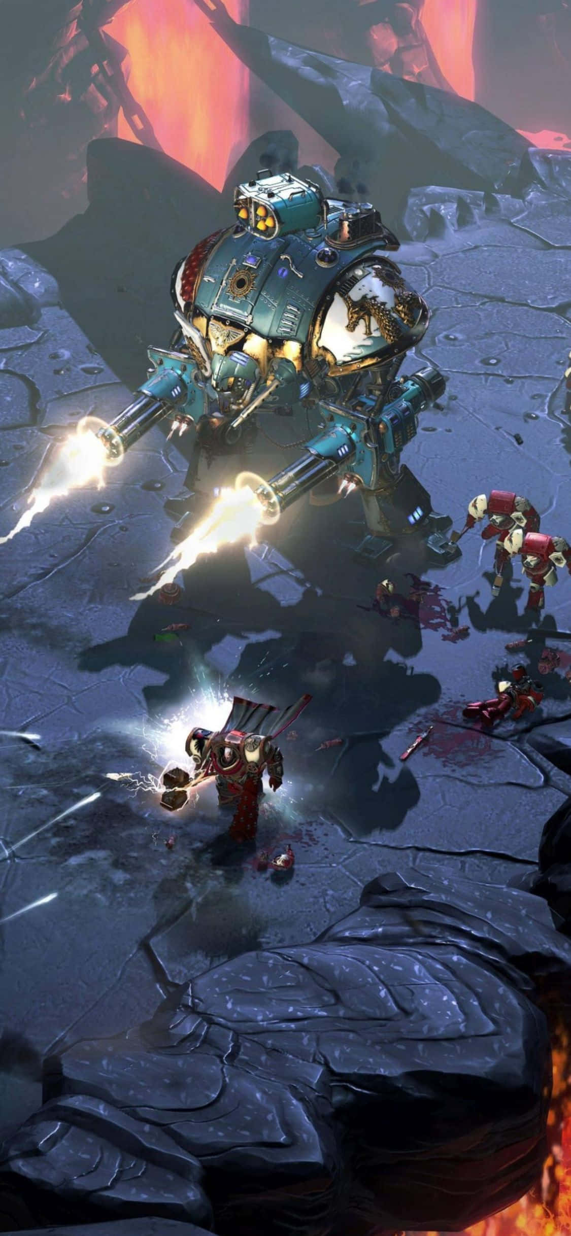 Борите се къ превъзходство с iPhone Xs и Dawn Of War III. Тапет