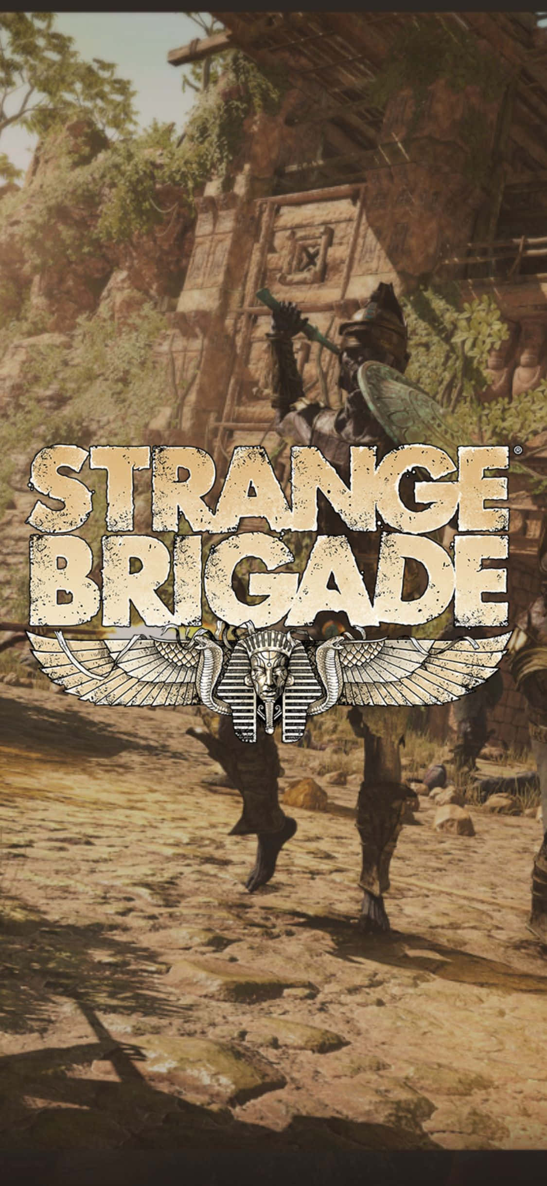 Брониран скелет-зомби iPhone X Strange Brigade Тапет