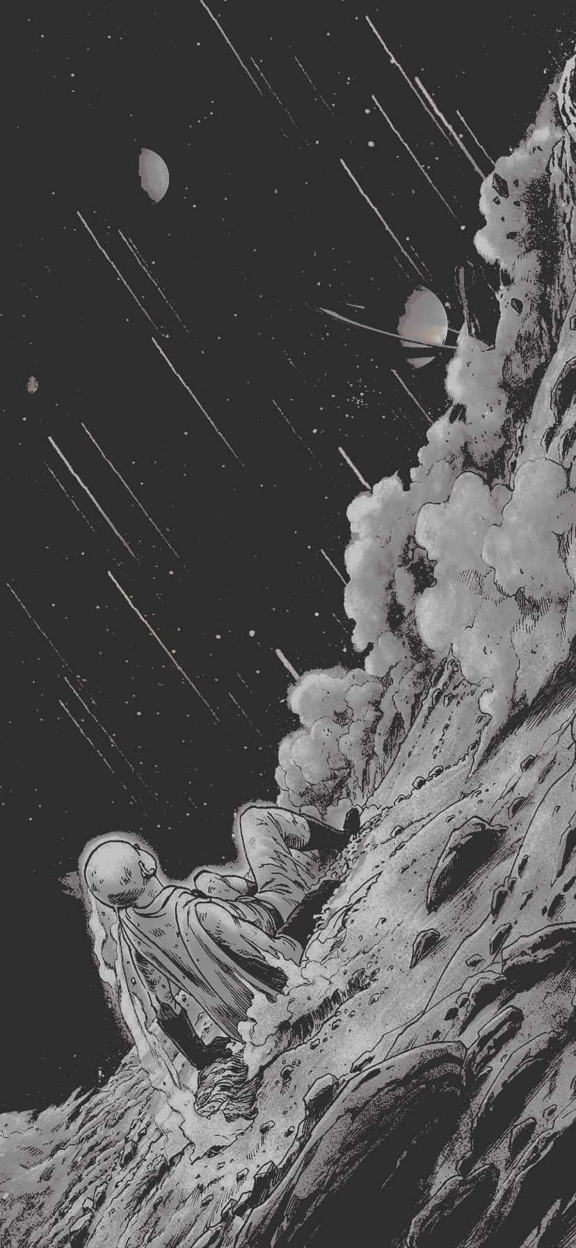 Бърз тапет за телефон One Punch Man Тапет