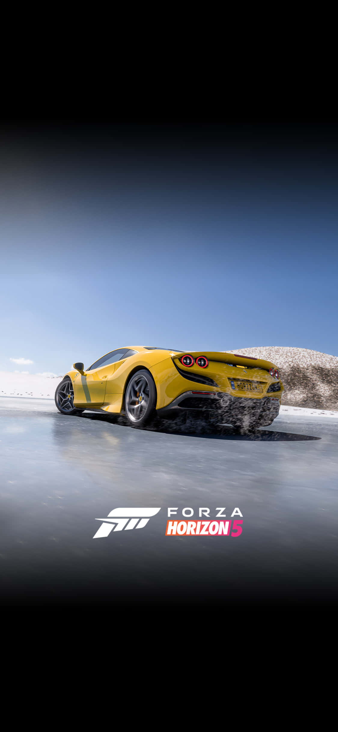 Бързащо Lamborghini за iPhone X от Forza Motorsport 7 Тапет