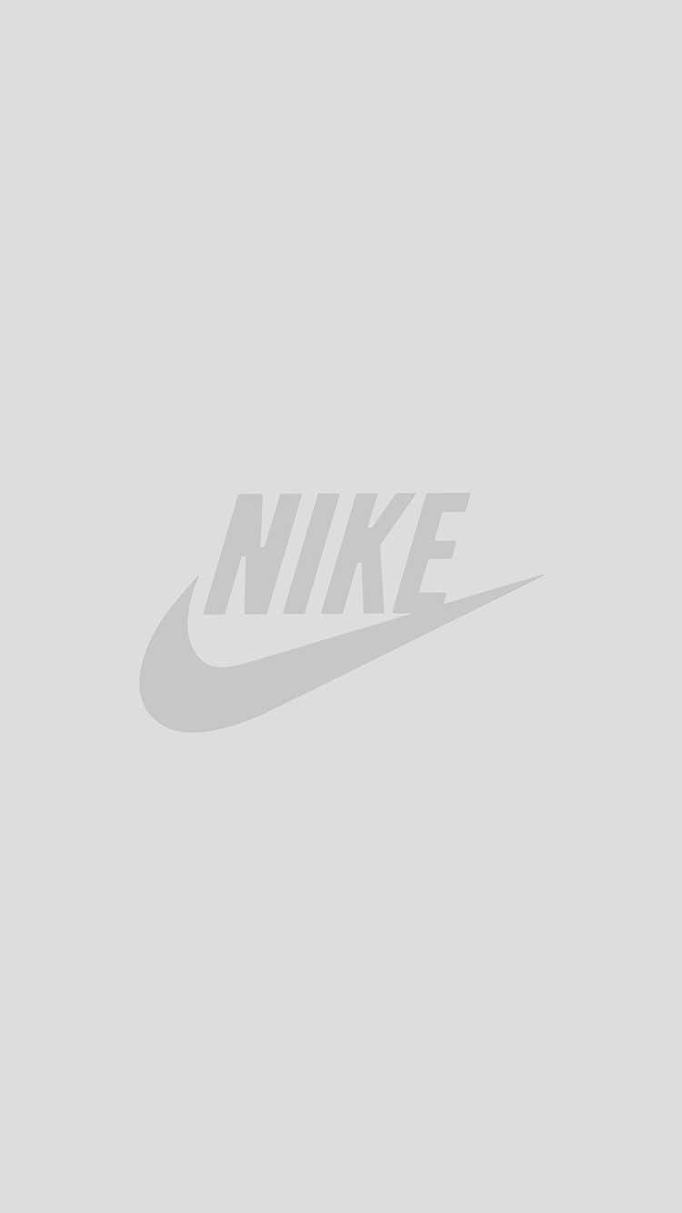 Бял минималистичен Nike iPhone Тапет