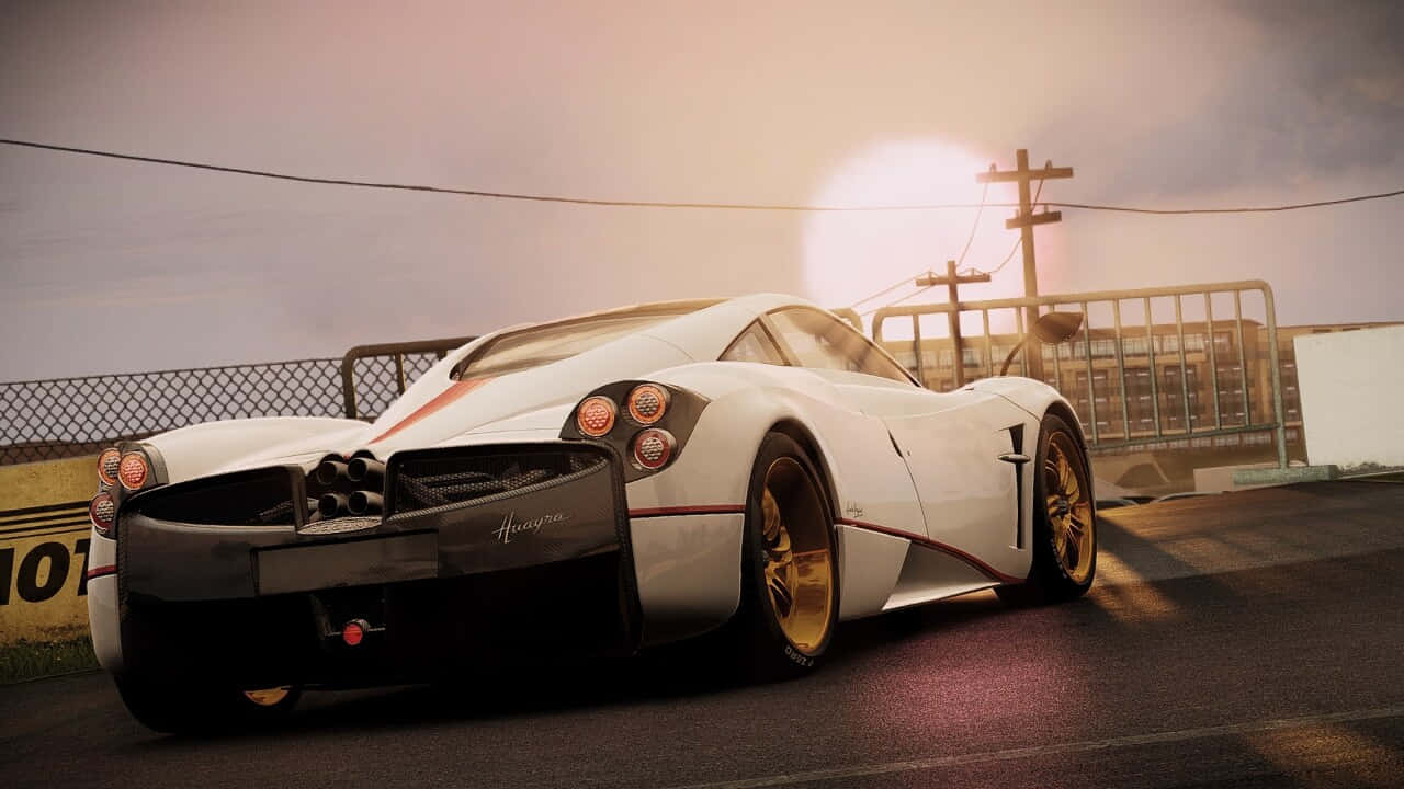 Бяло слънце 720p фон Project Cars Тапет