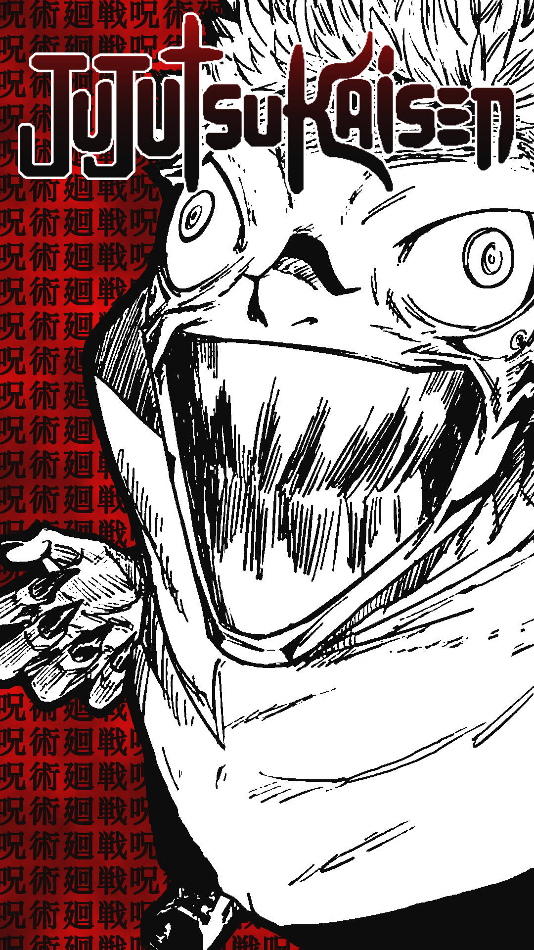 Jujutsu Kaisen луд Сукуна арт тапет