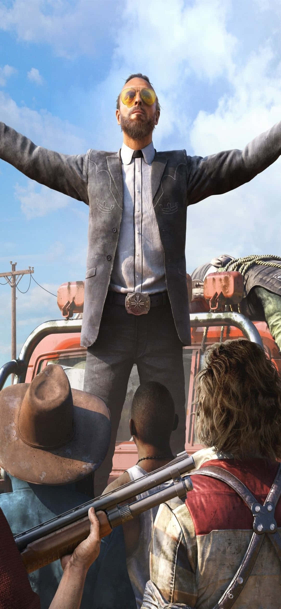 Висококачествено гейминг изживяване с Far Cry 3 на iPhone X Тапет