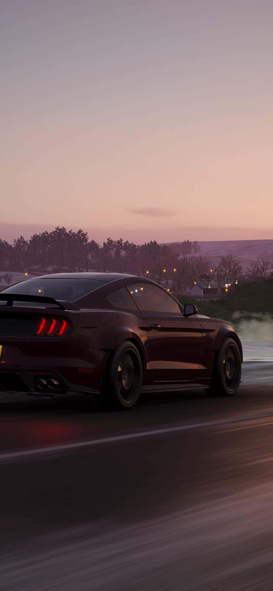 Влезте в бързий свет на Forza Horizon 4 с iPhone Xs Тапет