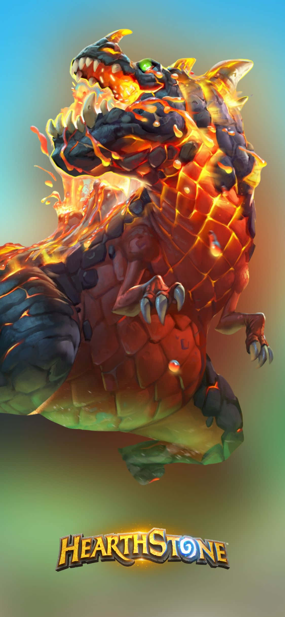 Влечущо същество iPhone XS Hearthstone фон Тапет