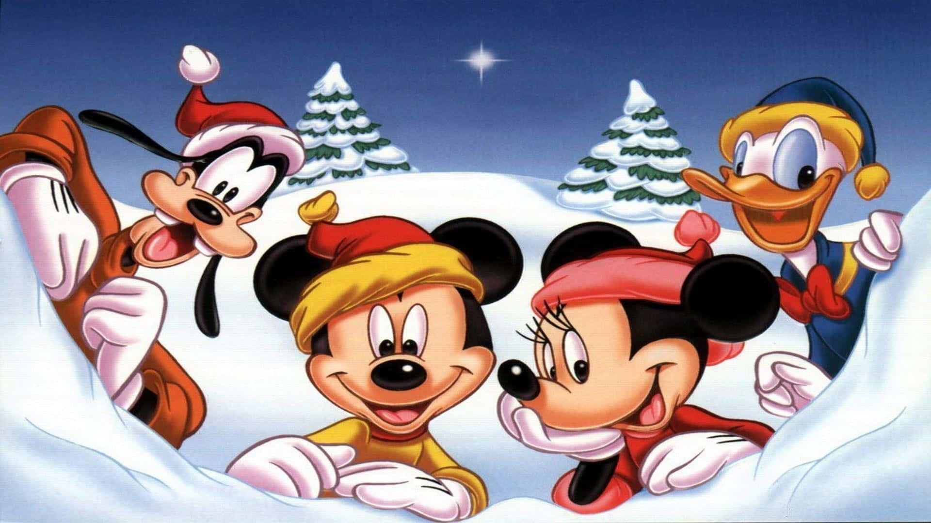 Вълшебна Коледа с Disney Тапет