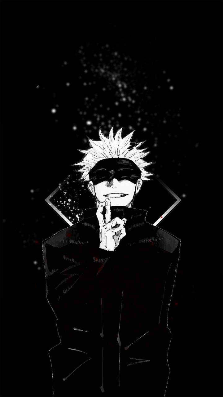 Годжо Черно Jujutsu Kaisen iPhone Тапет