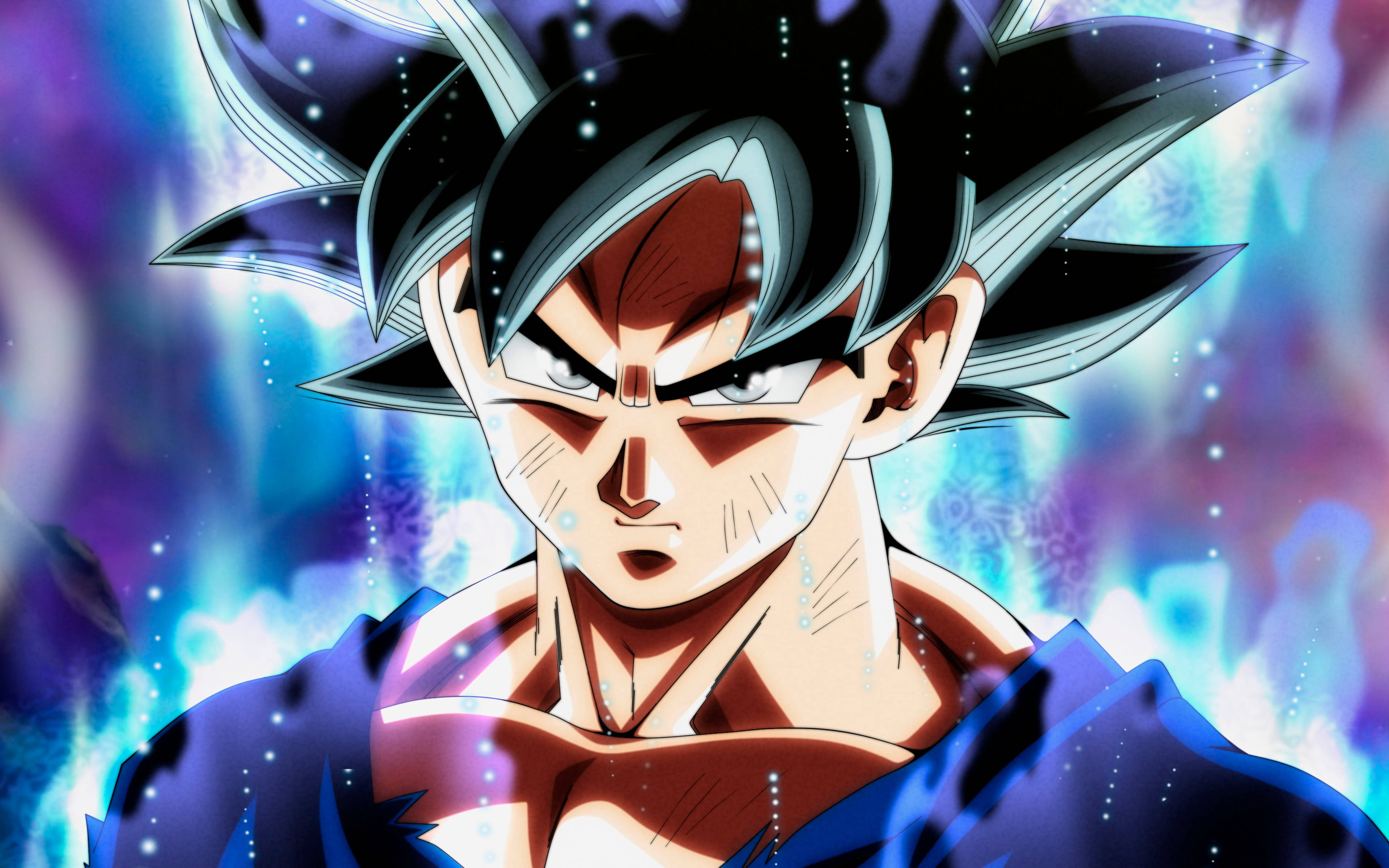 Гоку в оригинална форма DBZ 4K Тапет