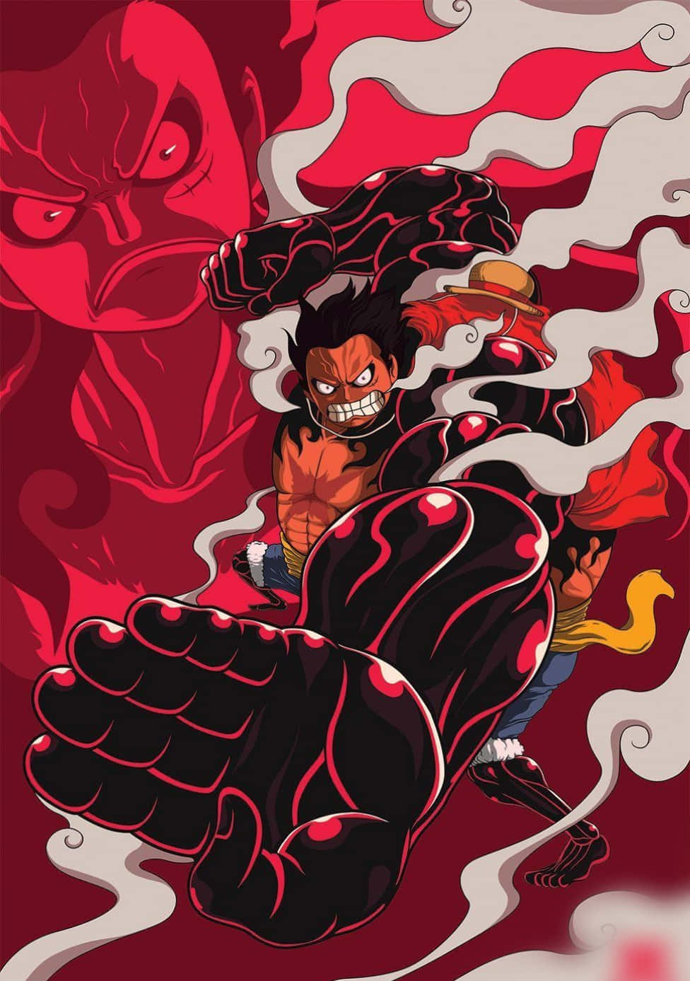 Гому Гому Уолпейпър за телефон One Piece Луфи Тапет