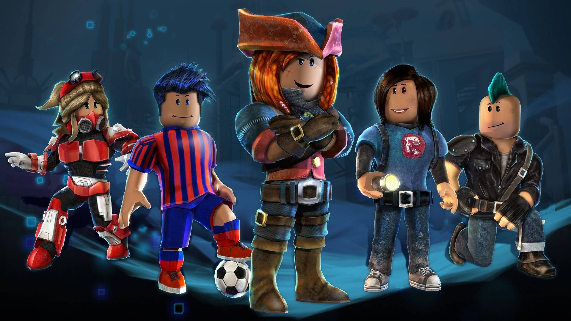 Невероятен и уникален 3D тапет на дизайни на аватари в Roblox.