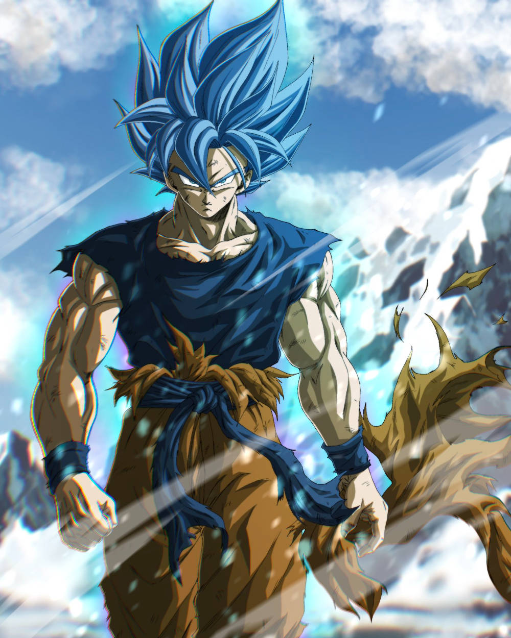 Готина Dragon Ball Z Гоку Ултра Инстинкт Тапет