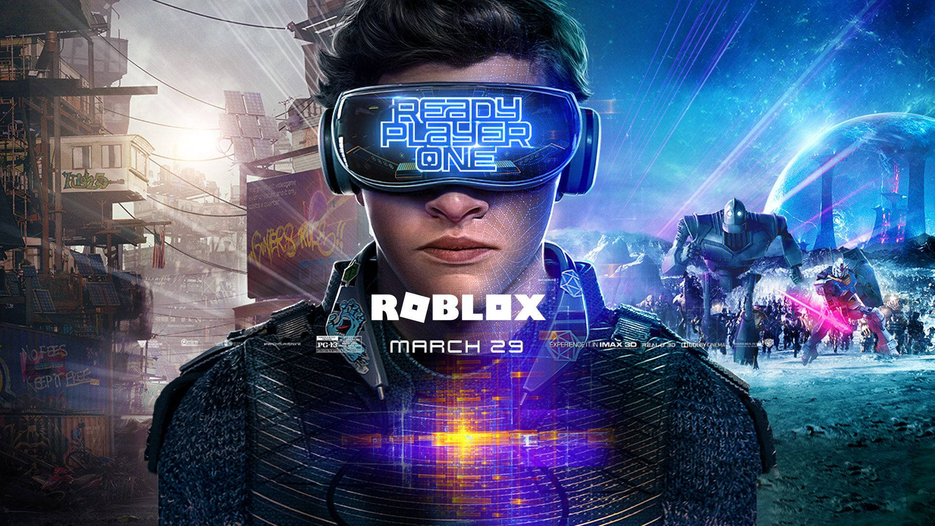 Готина и HD качествена тапет на Roblox аватар в Ready Player One.