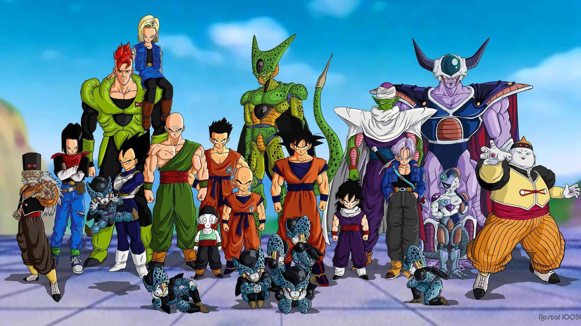 Готини герои от Dragon Ball Z Тапет