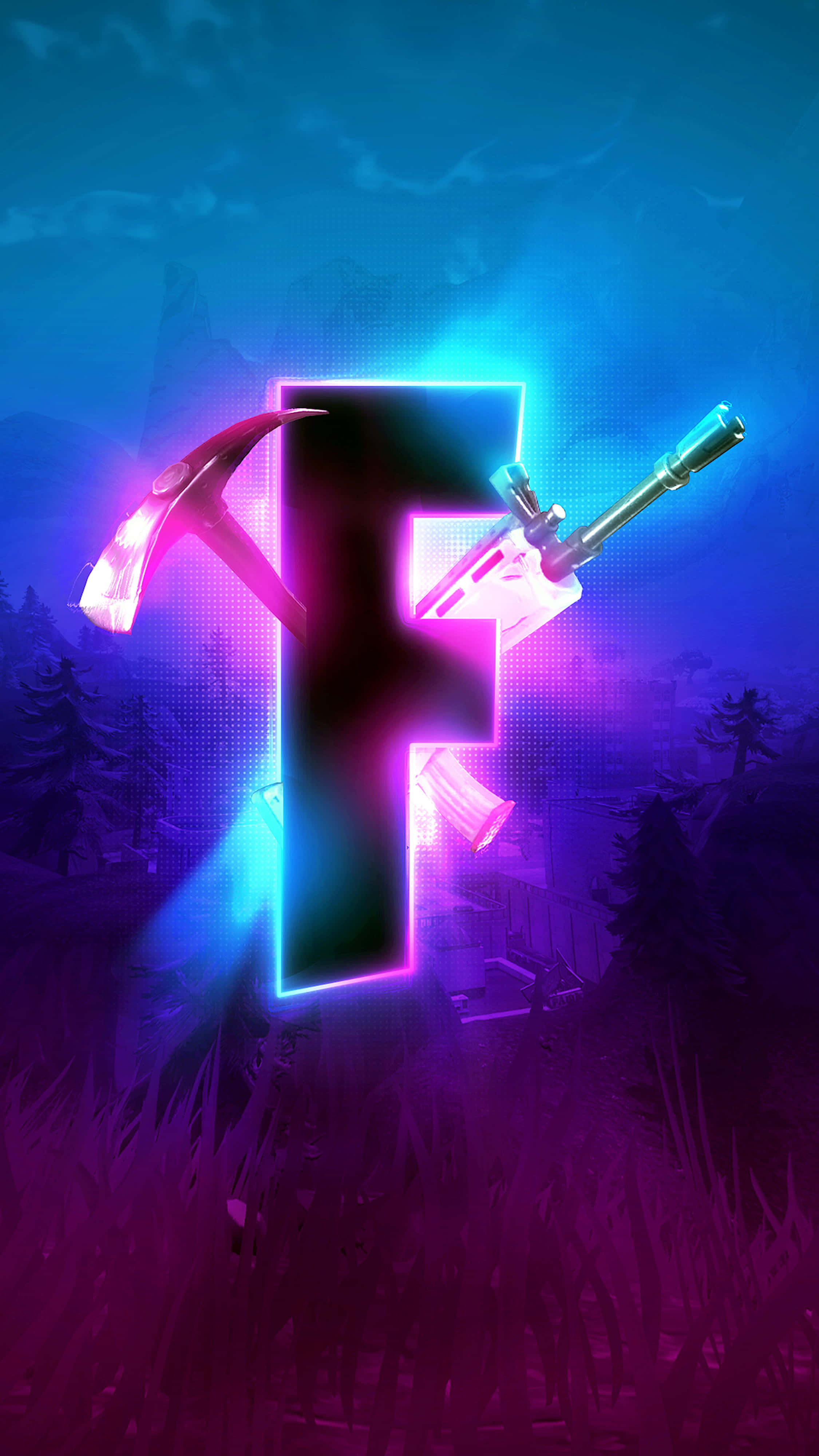 Готичен фон Fortnite Тапет