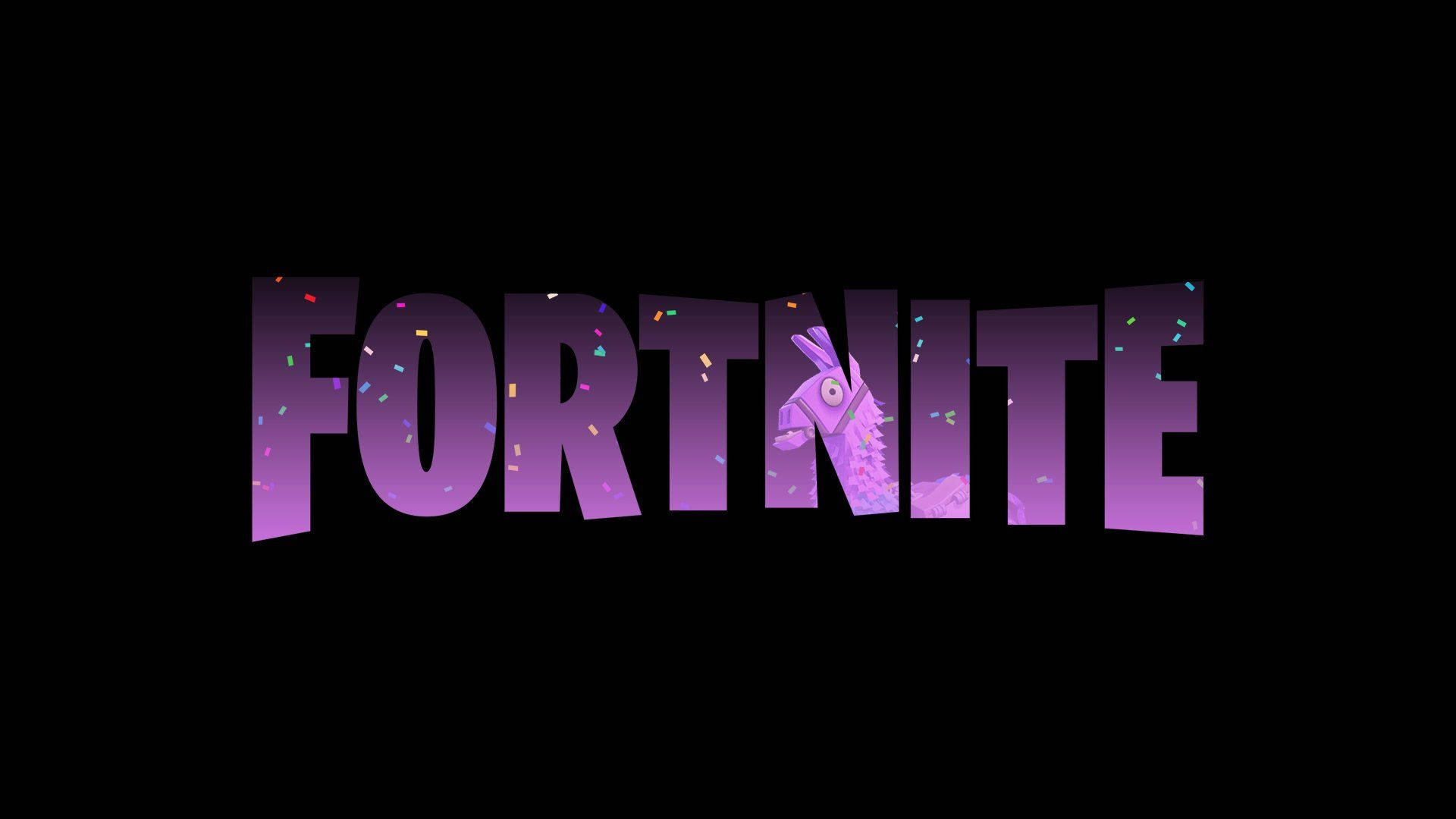 Готичен фон с логотип на Fortnite Тапет