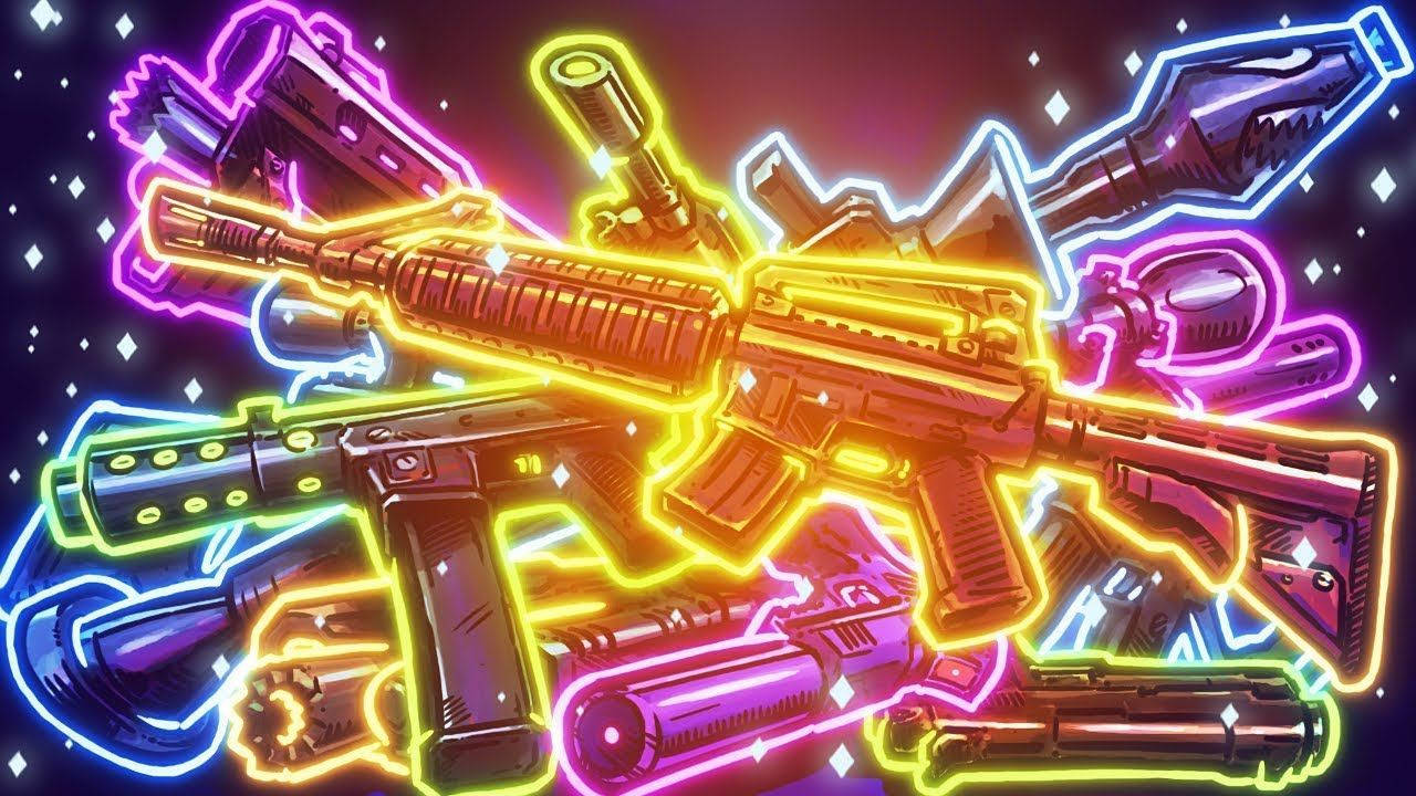 Готични оръжия от Fortnite Тапет