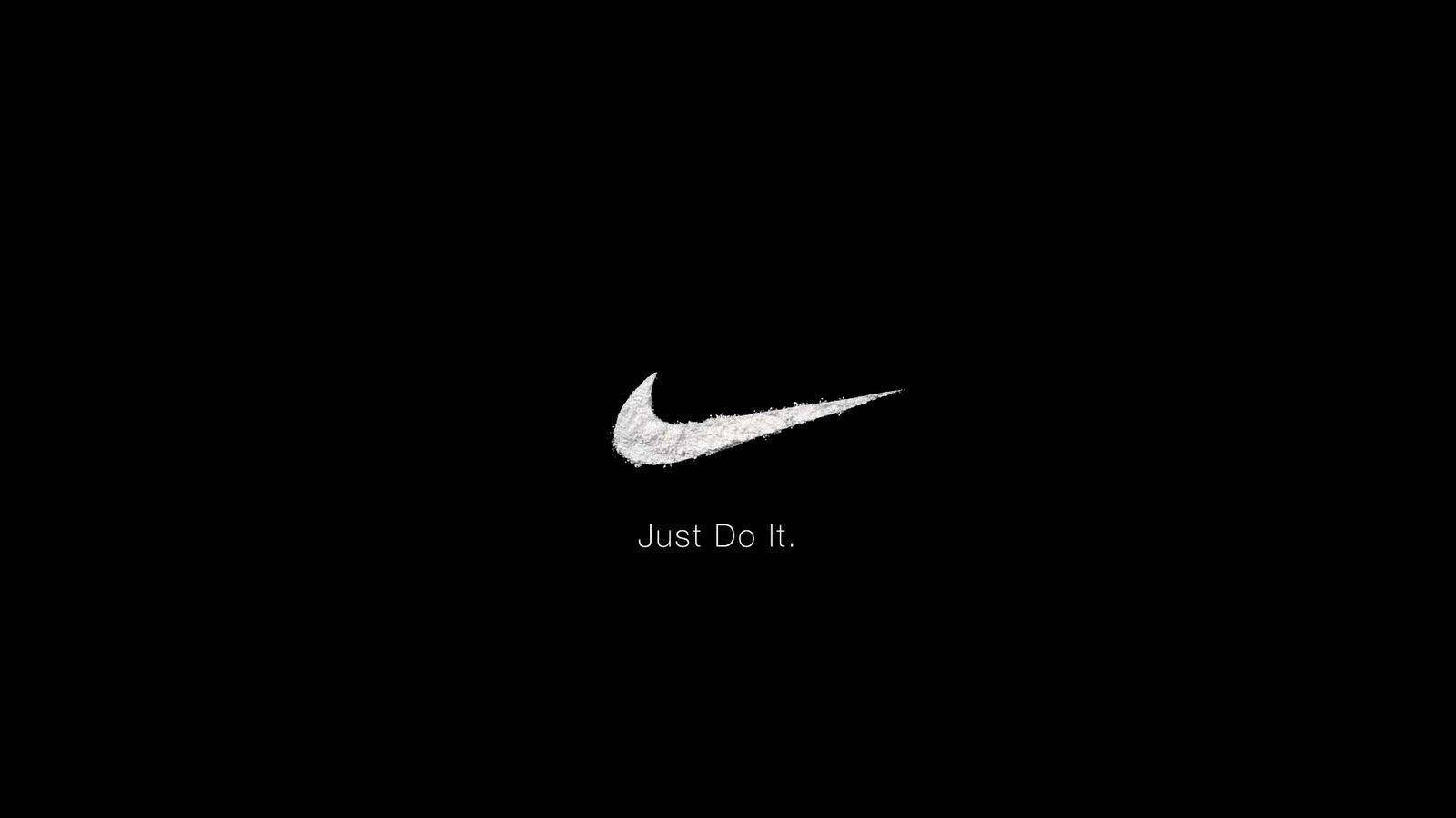 Готично минималистично лого на Nike Тапет
