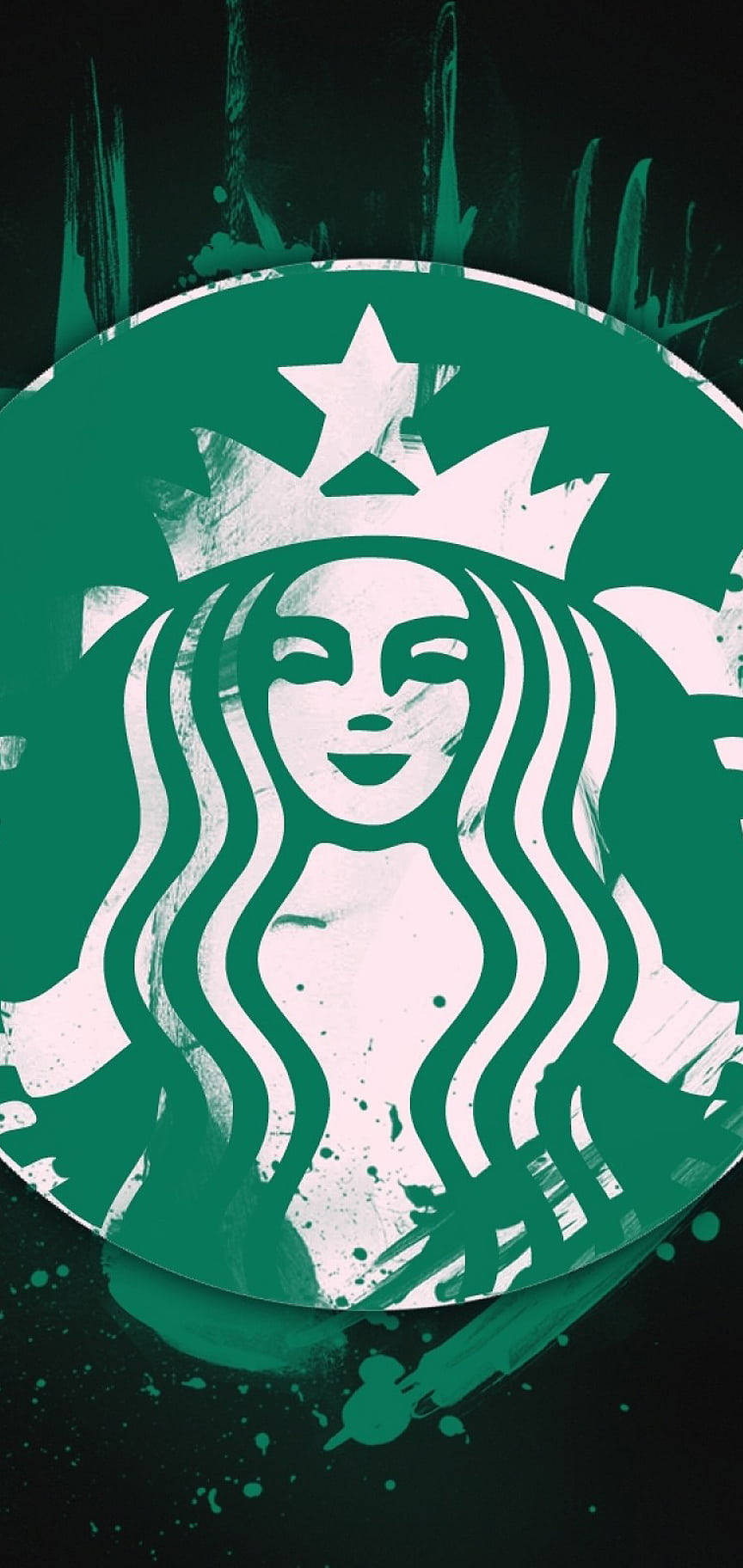 Графити Starbucks iPhone Тапет