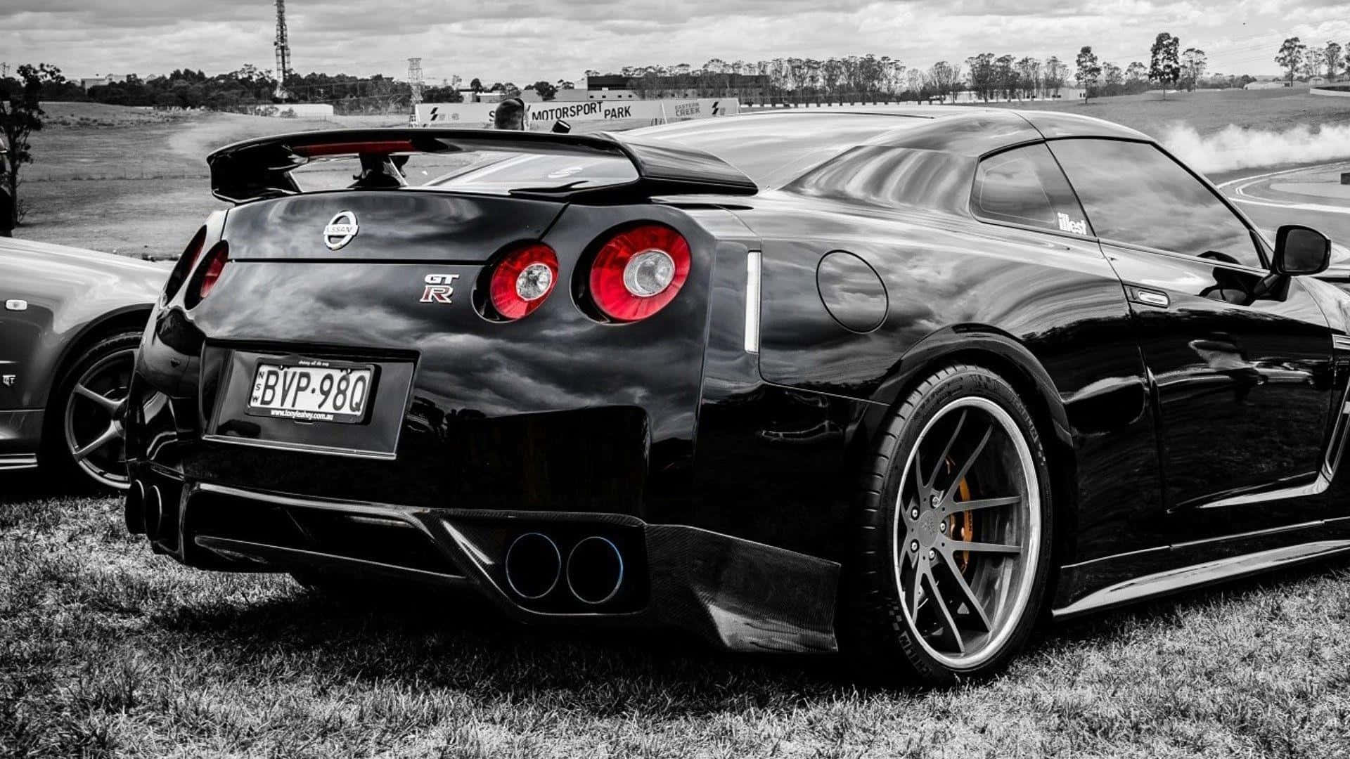 Детайли на задния капак на GT-R за десктоп Тапет