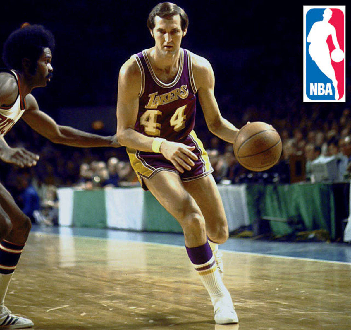Джери Уест Иконата на NBA баскетбол Тапет