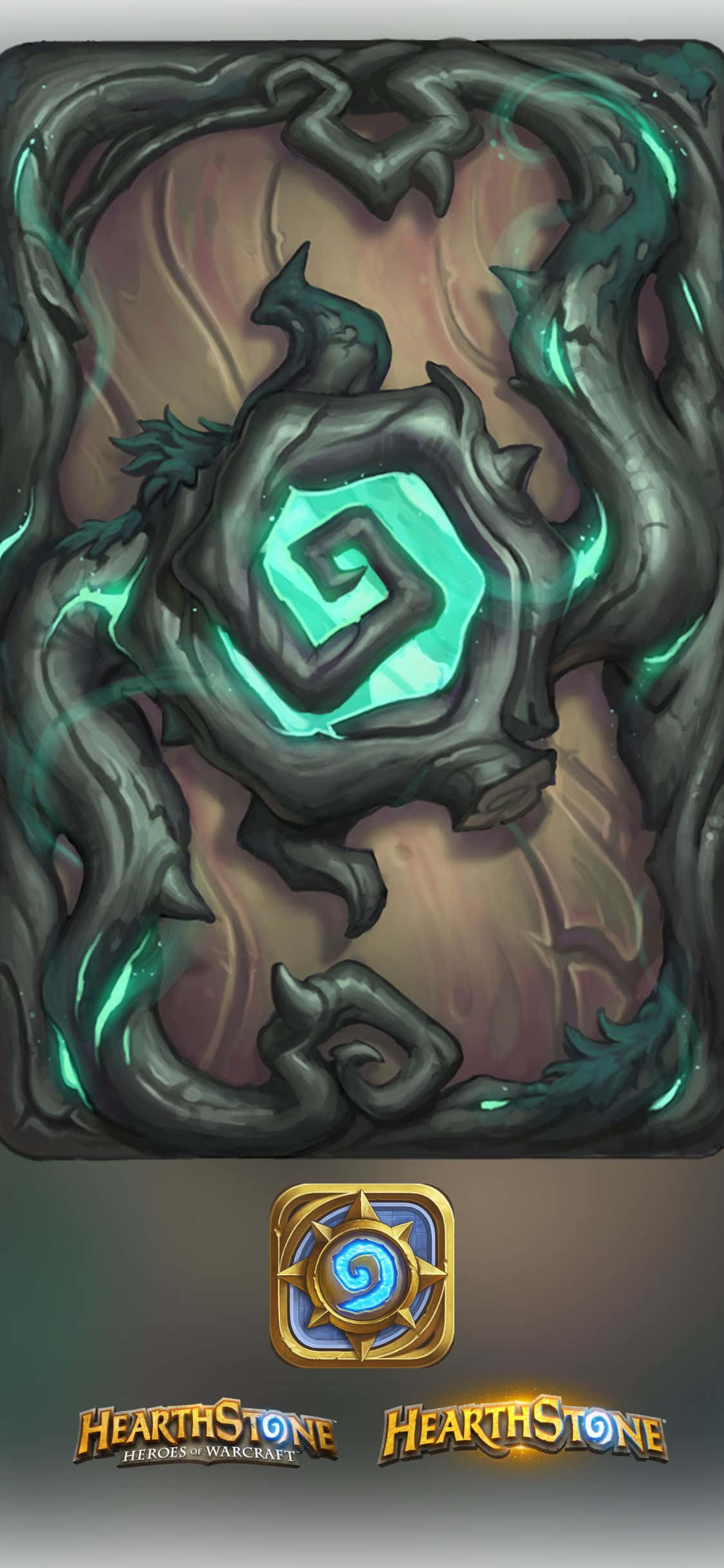 Дизайн на обратна страна на карта iPhone XS Hearthstone фон Тапет