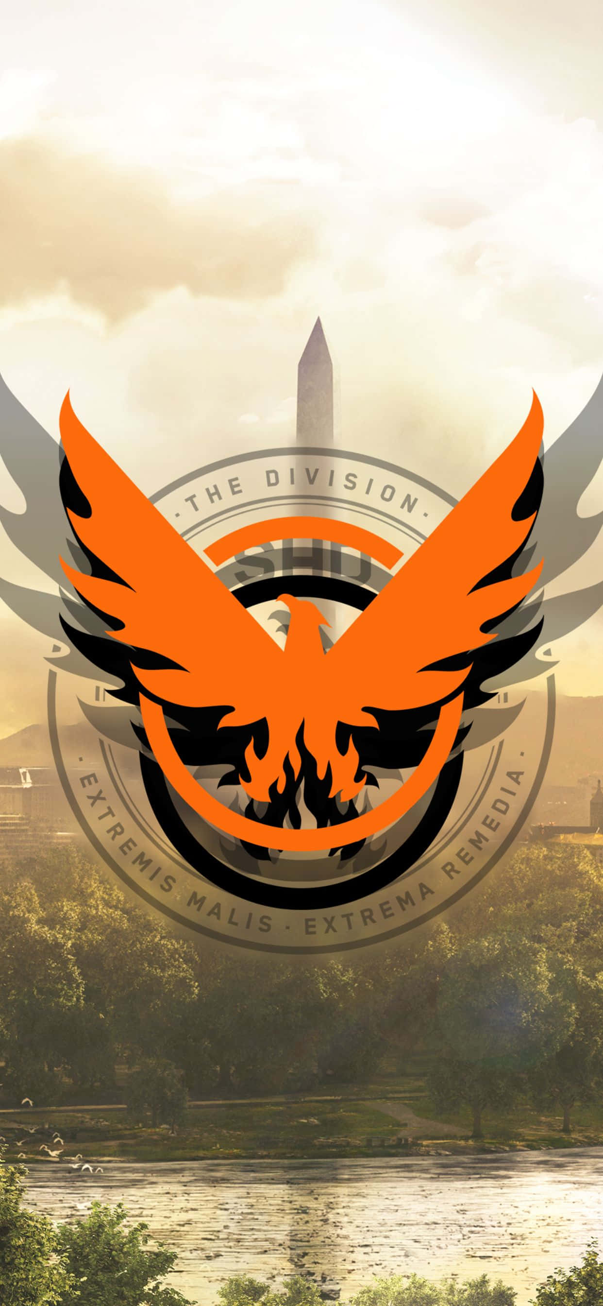 Добре дошли в The Division на iPhone Xs Max Тапет