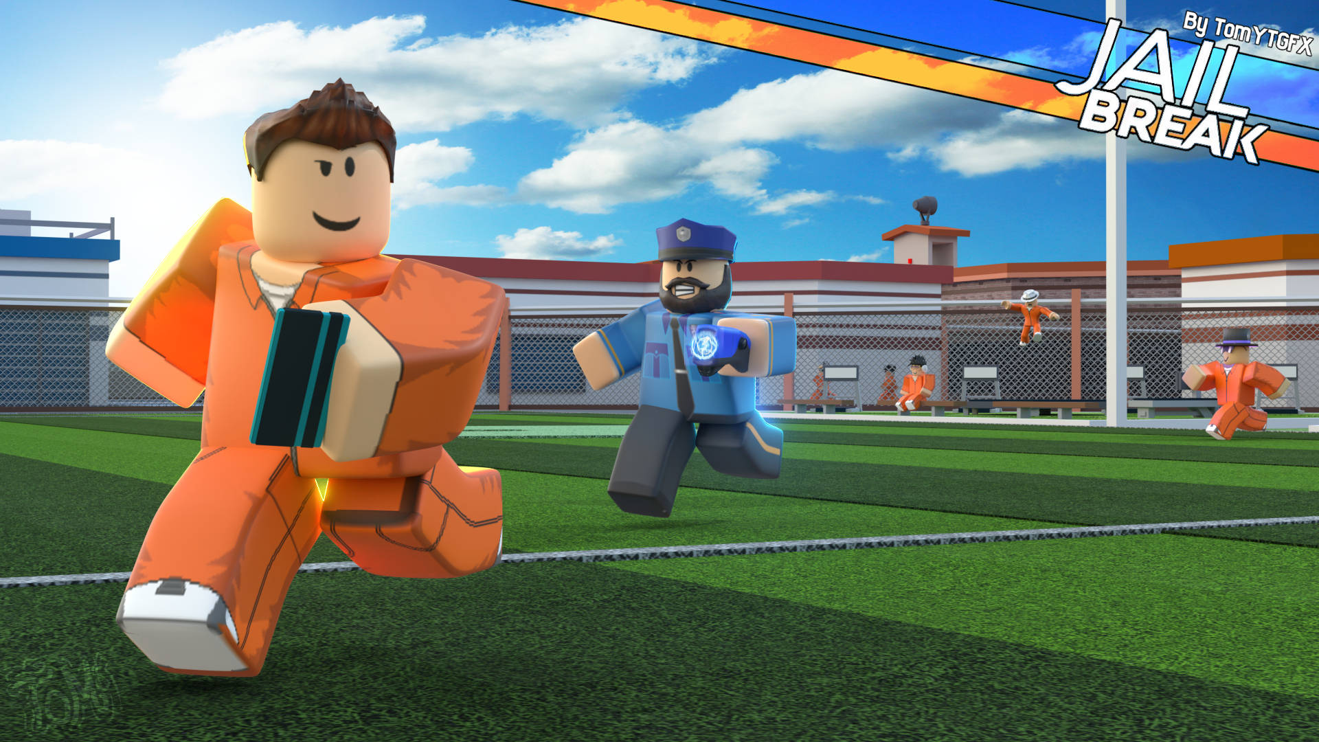 Тапет с постер на Roblox Jail Break