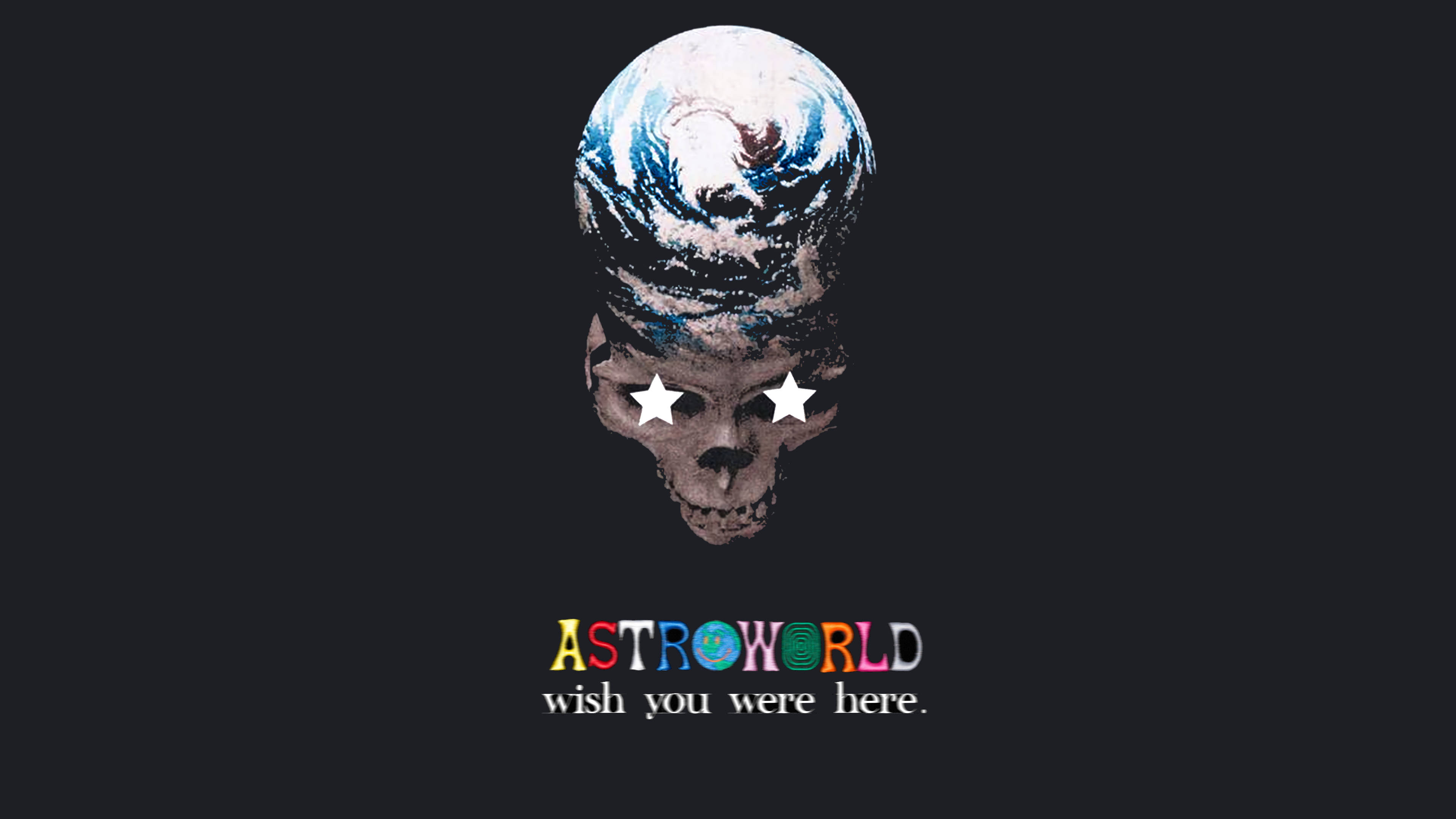 Добре дошли в тъмната и мистериозна страна на Astroworld Тапет