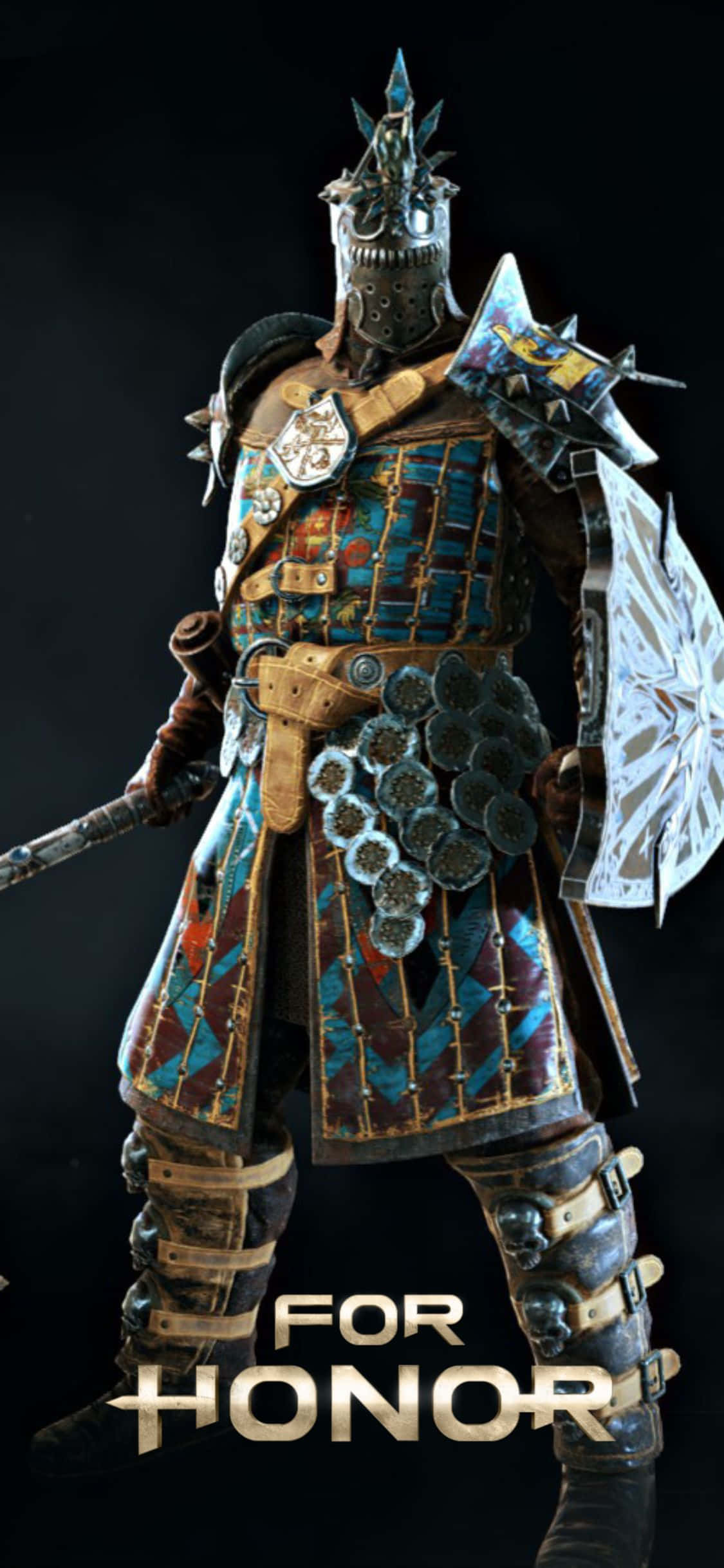 Доминирайте в играта с мощния iPhone Xs For Honor Тапет