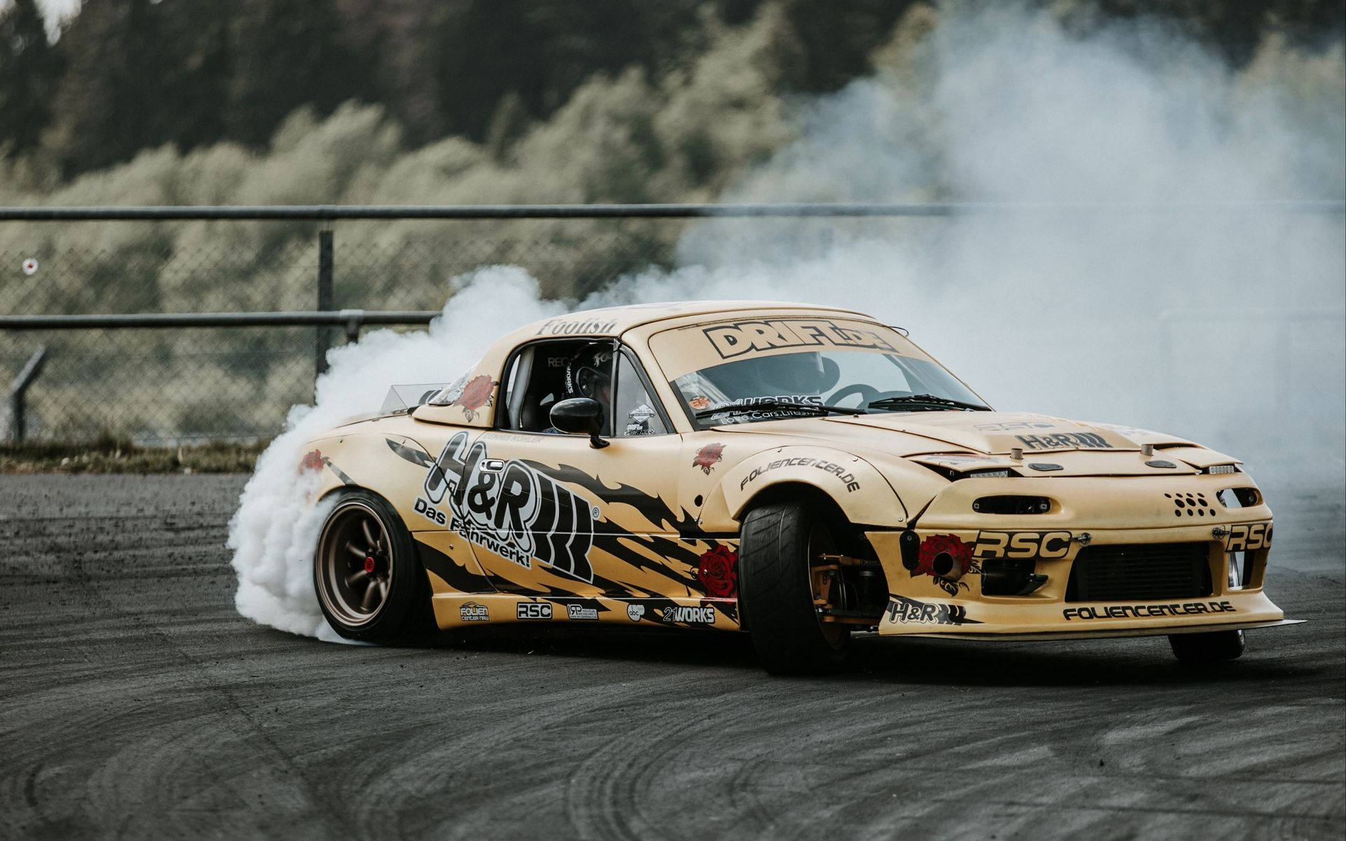 Дрифт кола Mazda RX-7 Тапет
