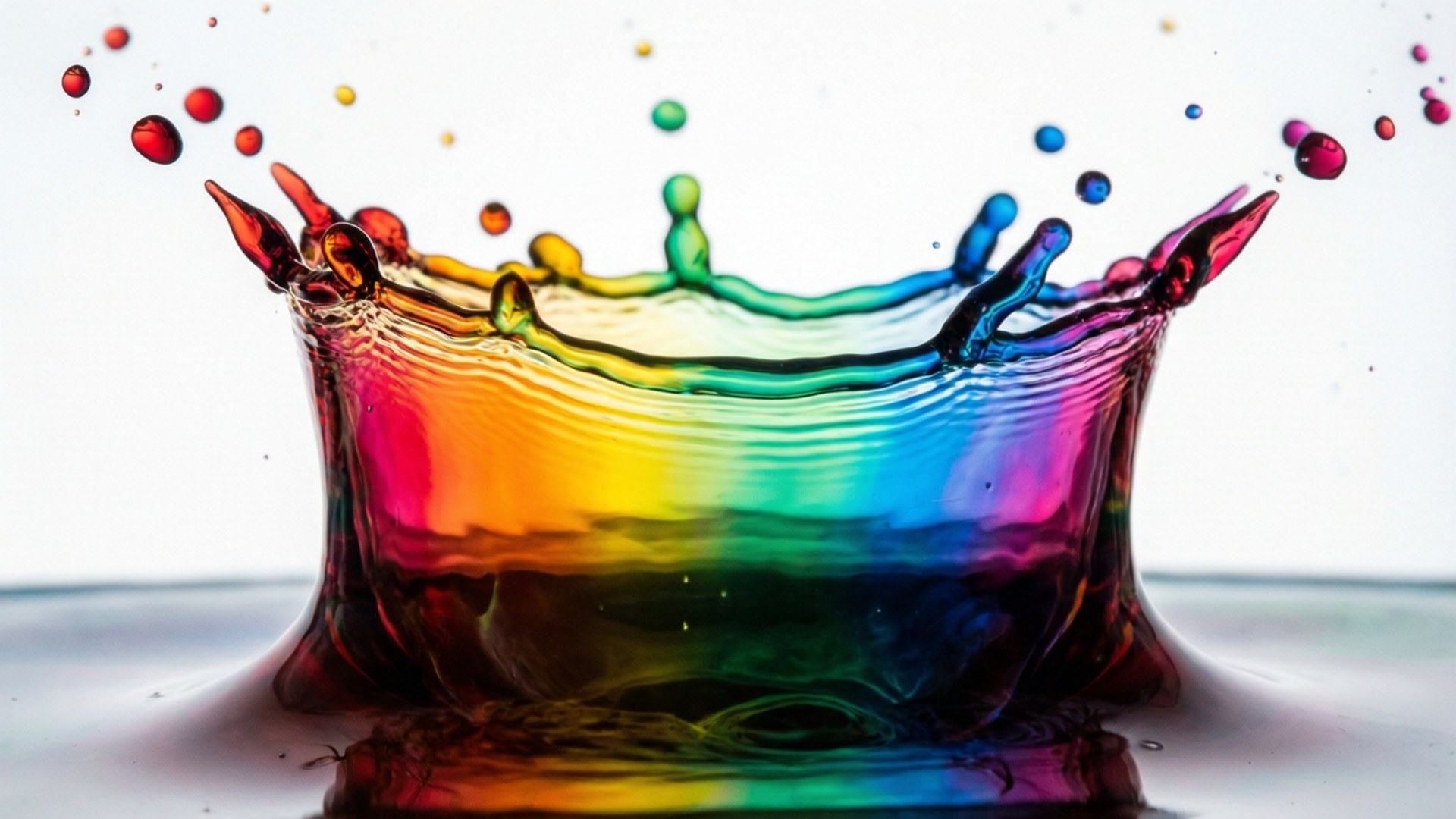 Дъга пръски Тапет