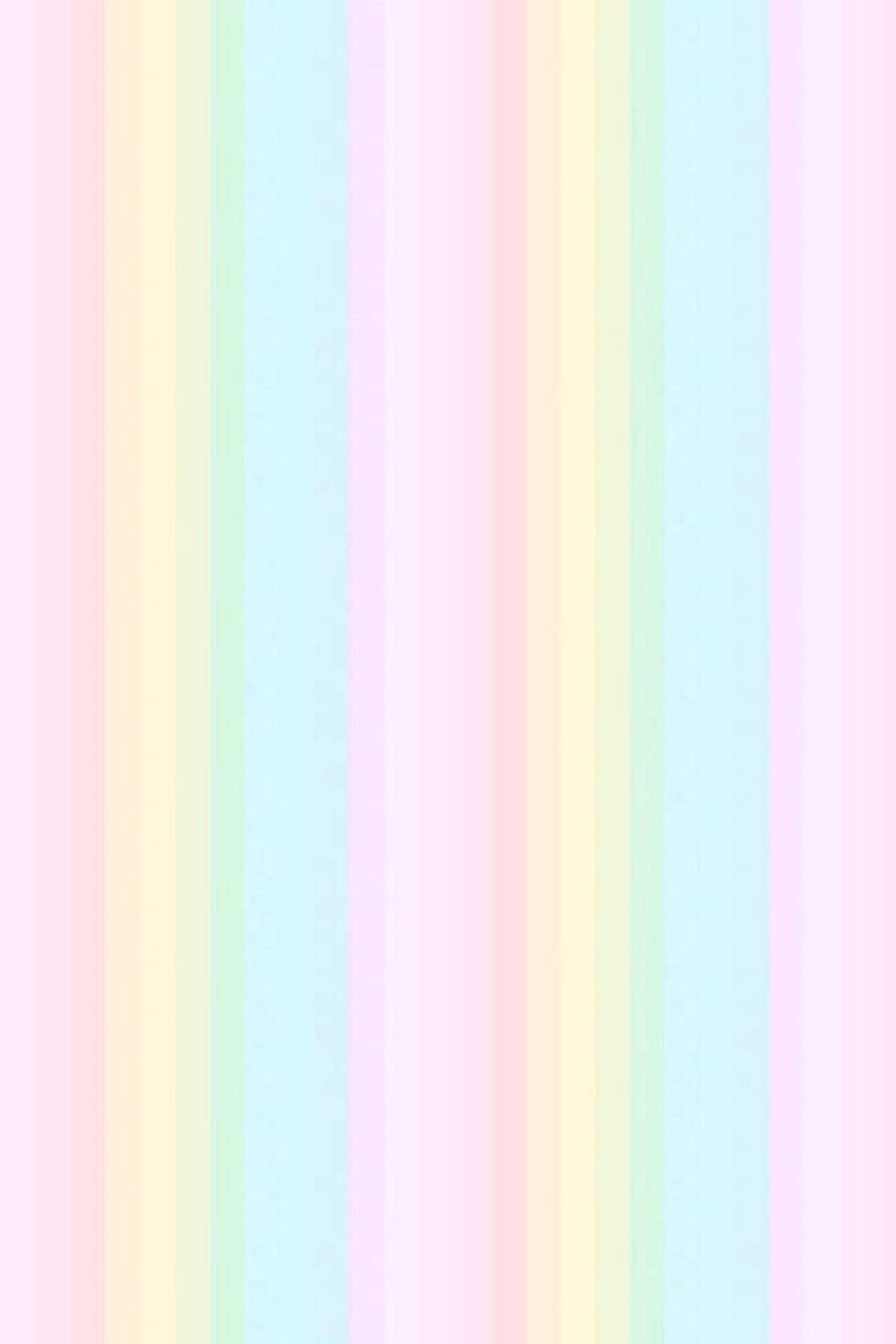 Дъгови ивици в пастелна цветова палитра Тапет