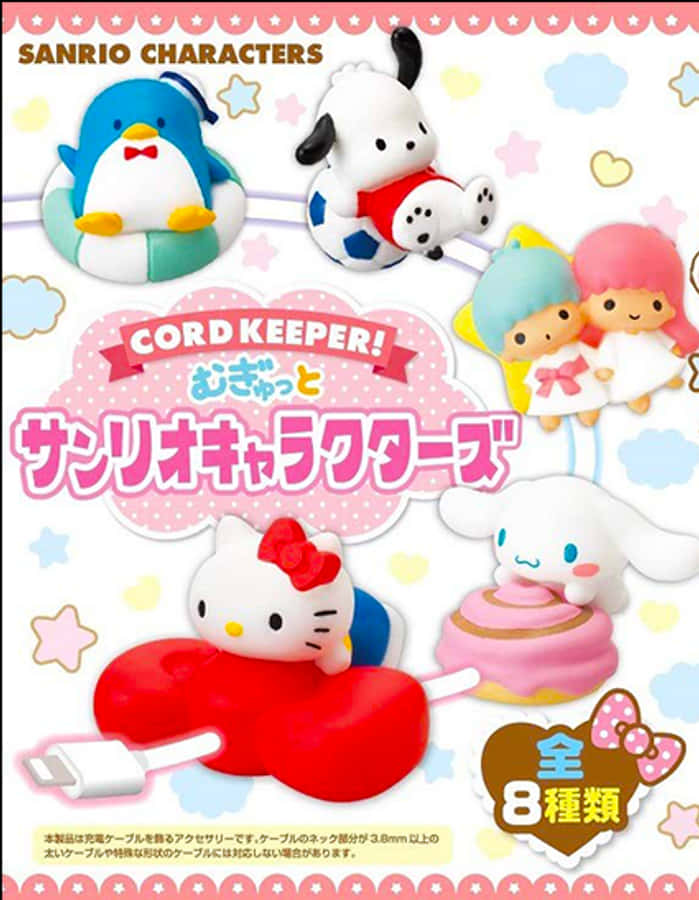 Държатели за кабели с герои на Sanrio Тапет