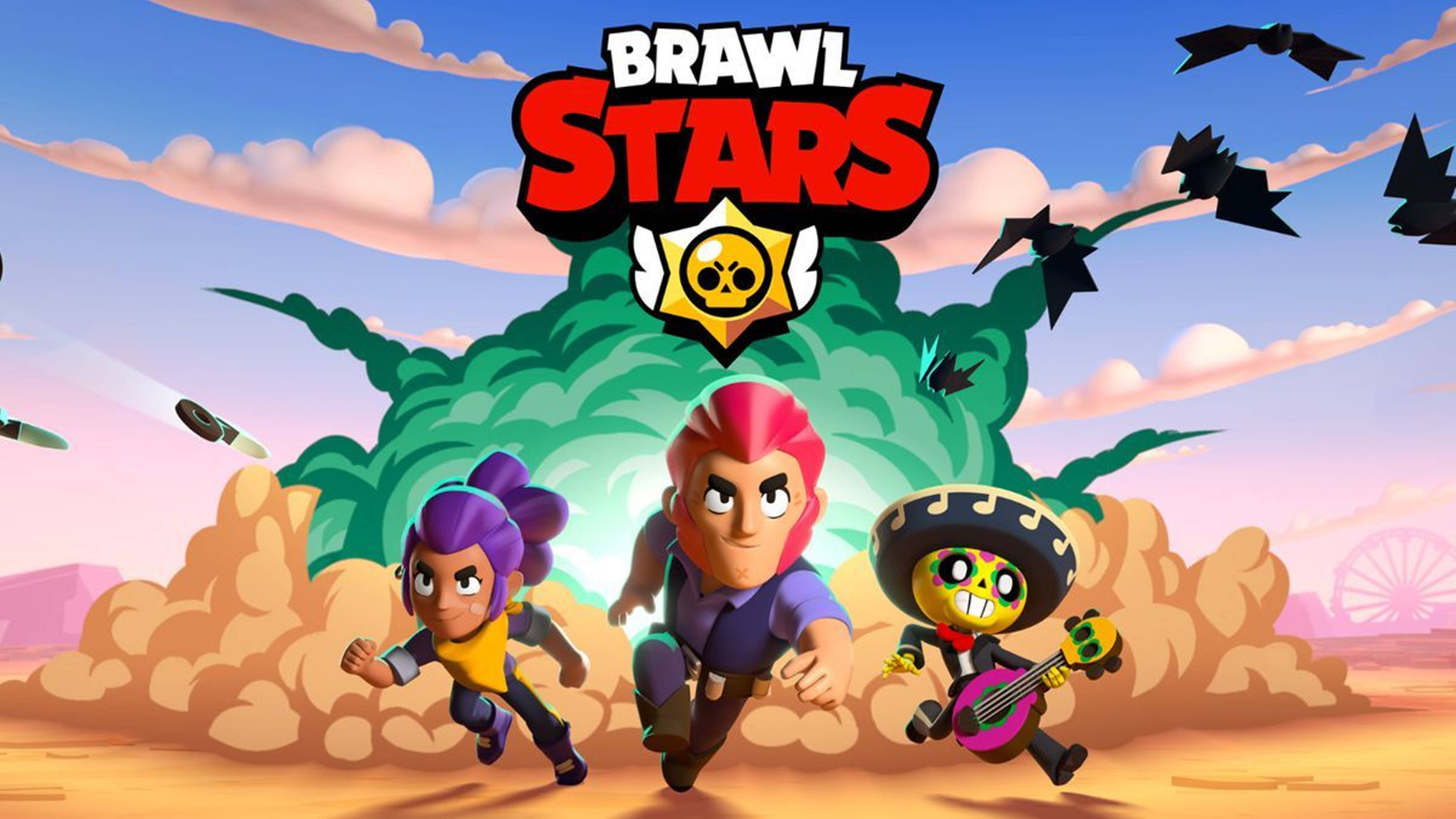 Експлозивен екран Brawl Stars 4K Тапет