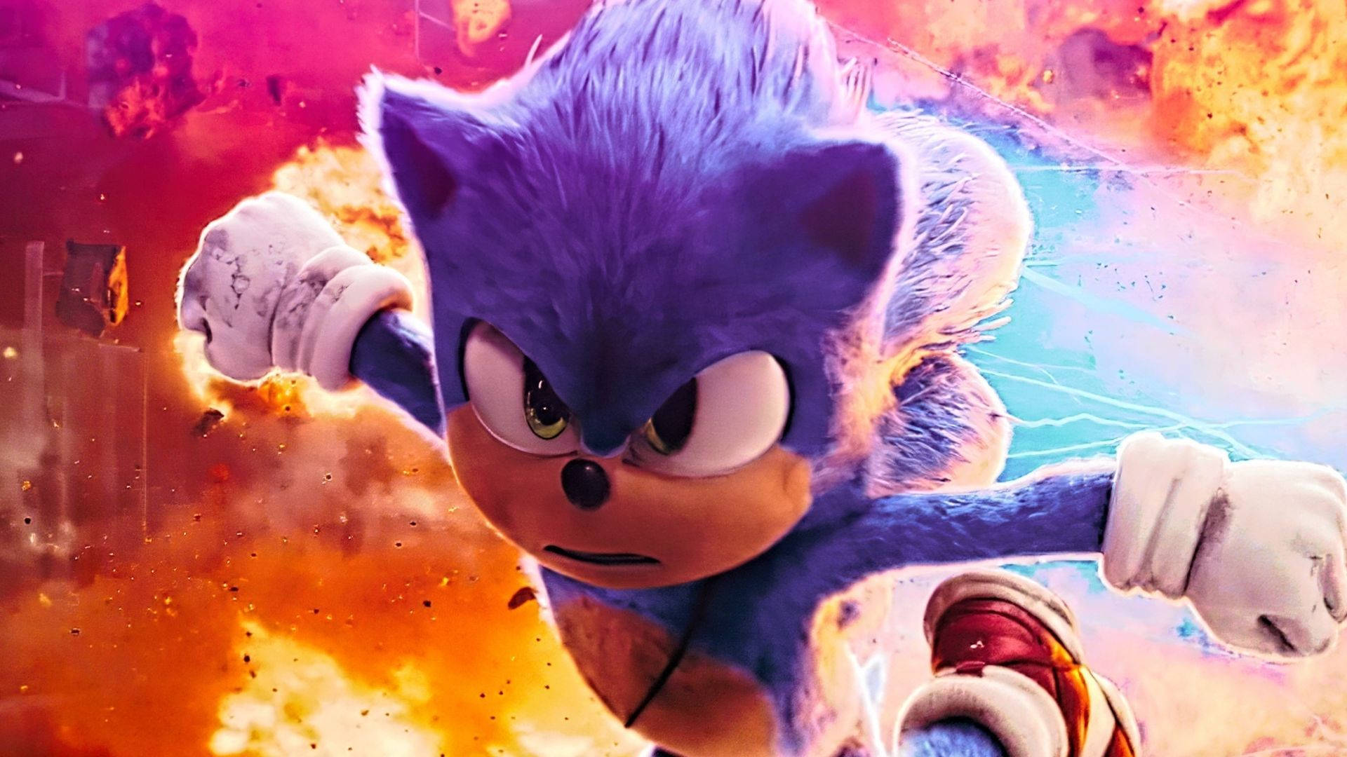 Експлозии на Sonic The Hedgehog Тапет