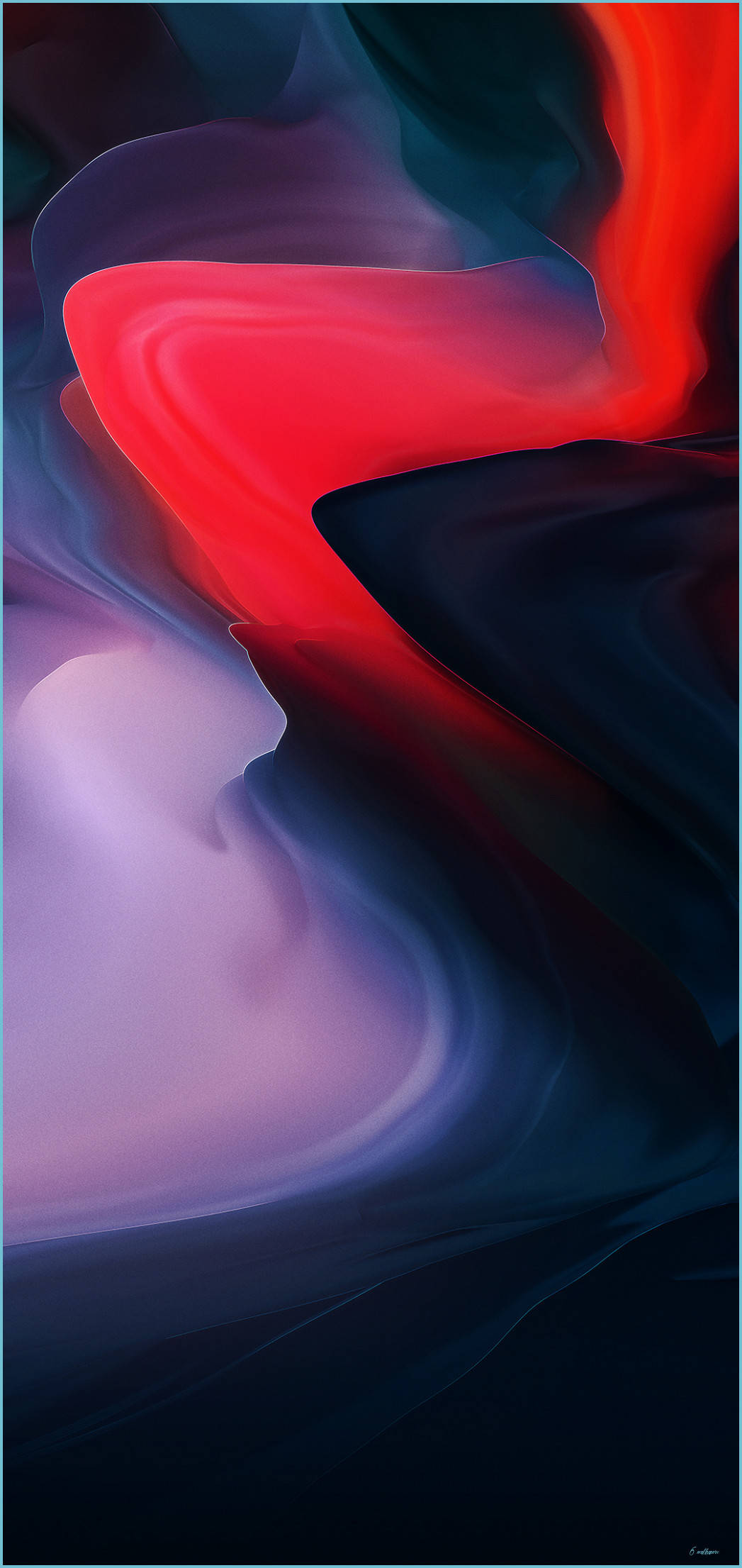 Елегантен OnePlus 9 Pro в тъмночервен абстрактен дизайн Тапет